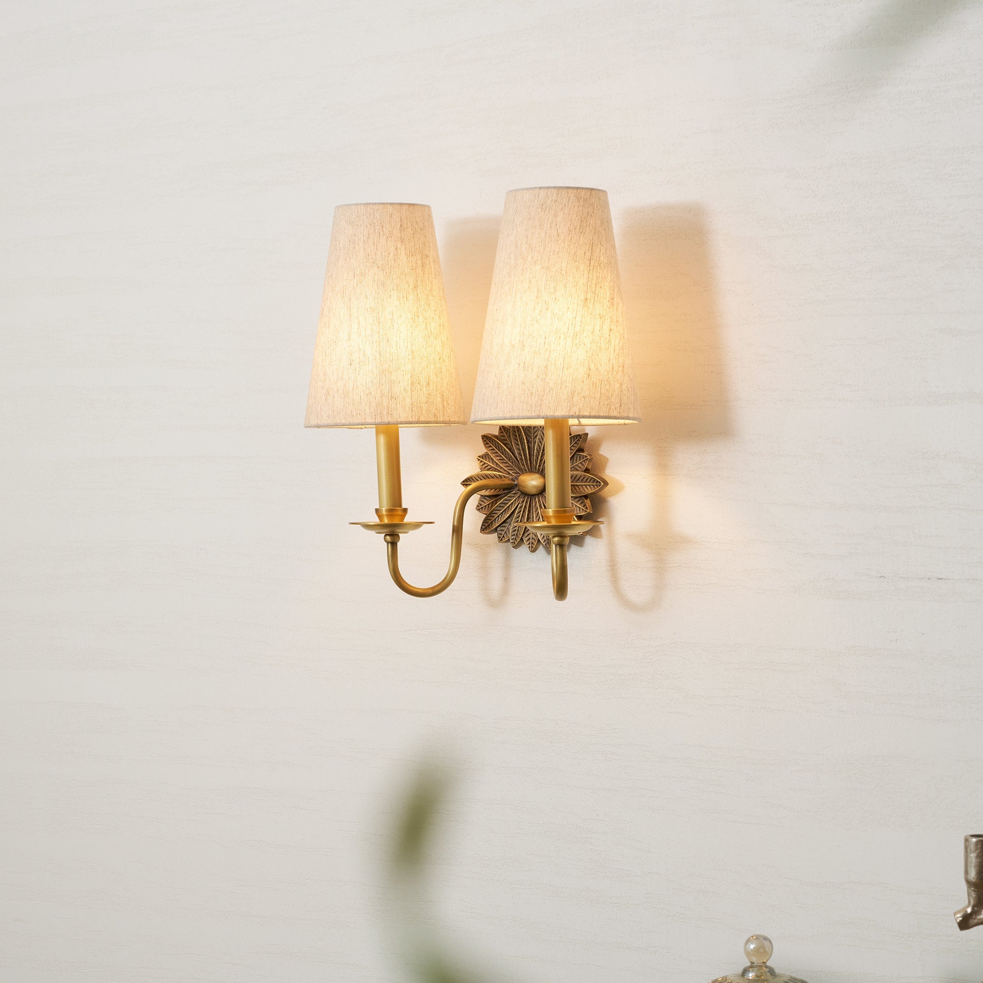 Oakwood Double Indoor Wall Light