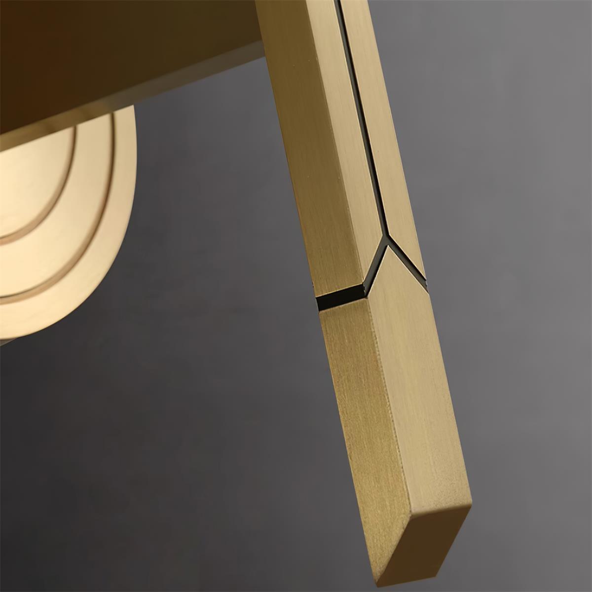 Elyisora Wall Light Brass Crystal Elegant