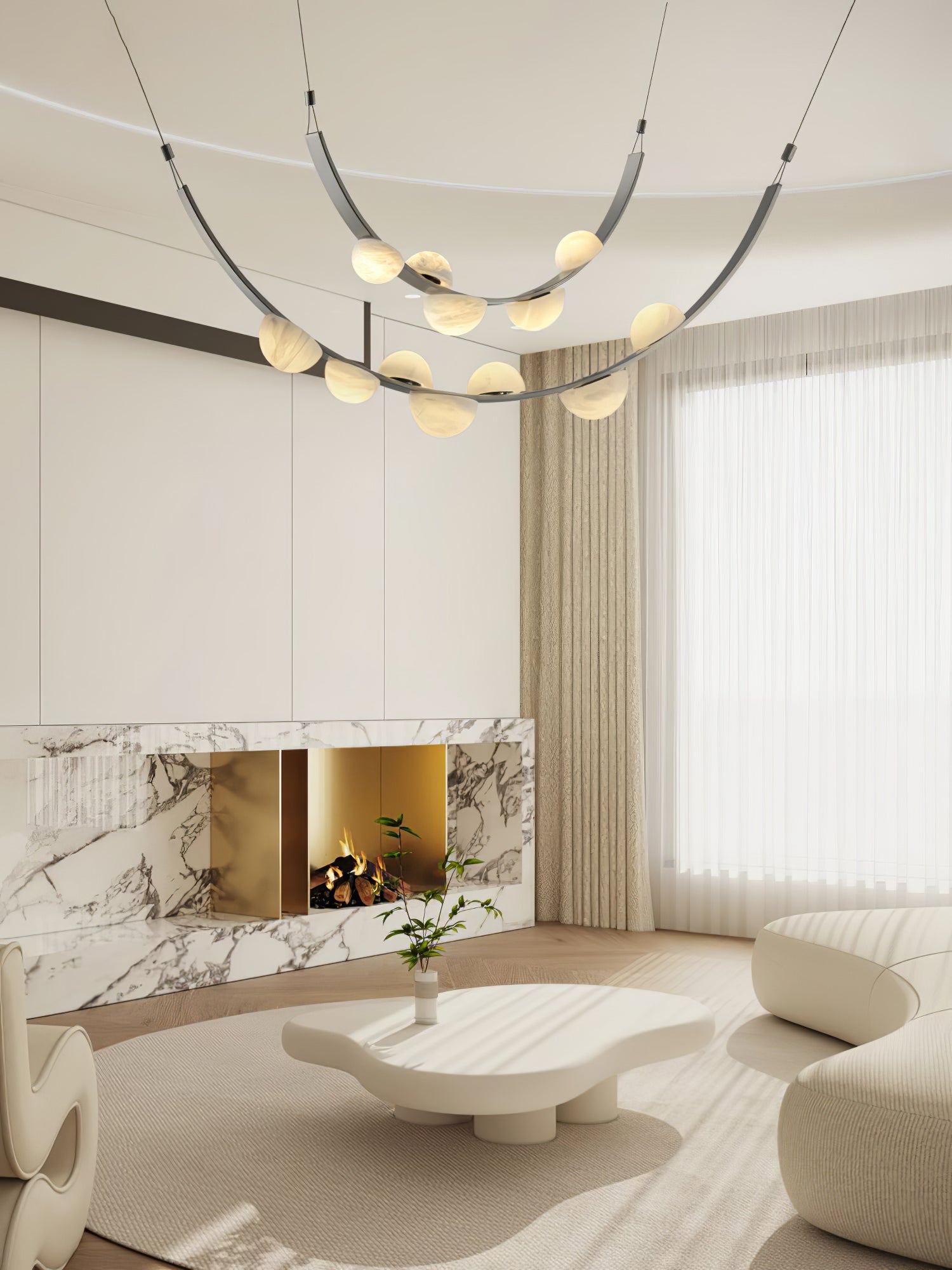 Evcaria Alabaster Chandelier