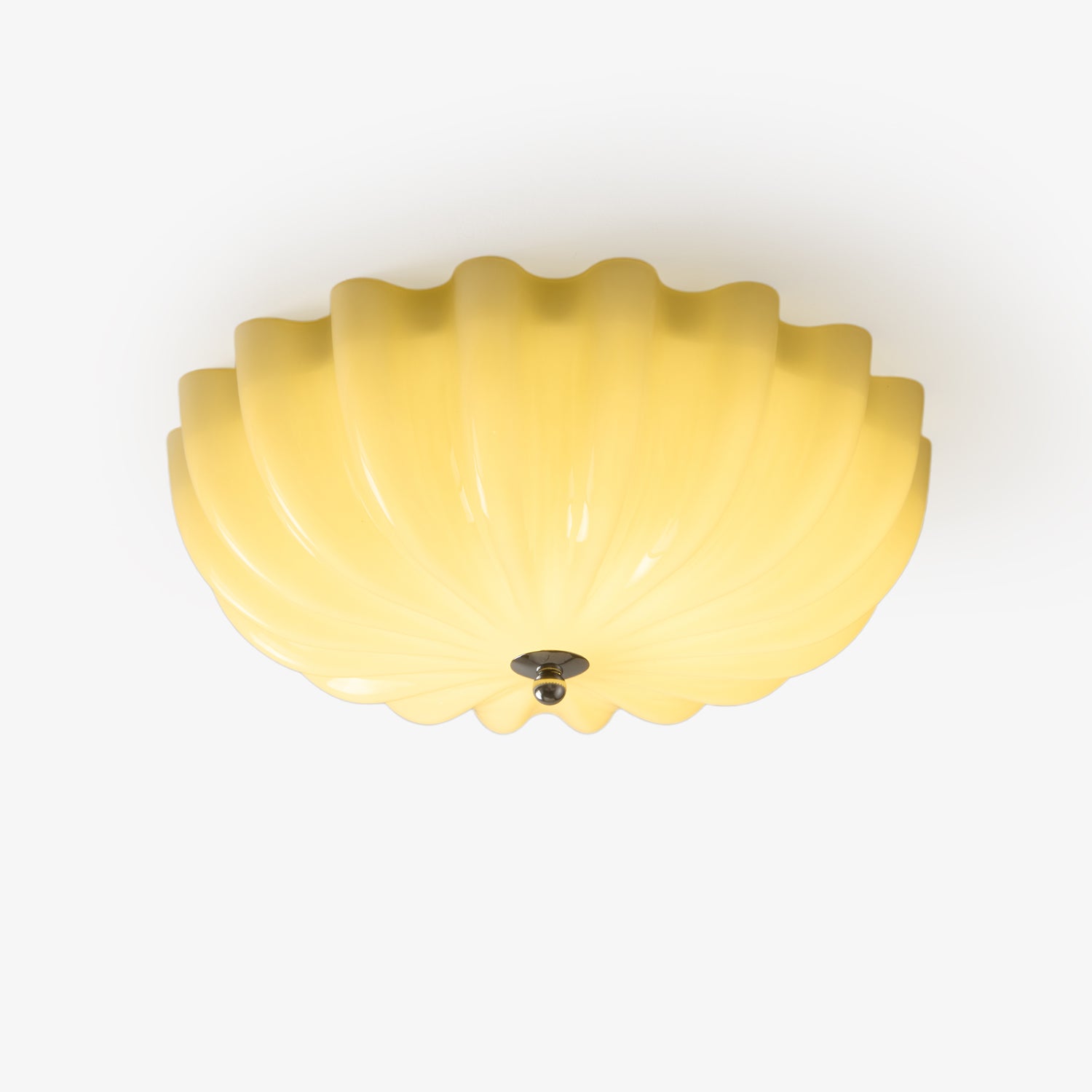 Zerinos Premium Nordic Art Shell Wood Glass Ceiling Light