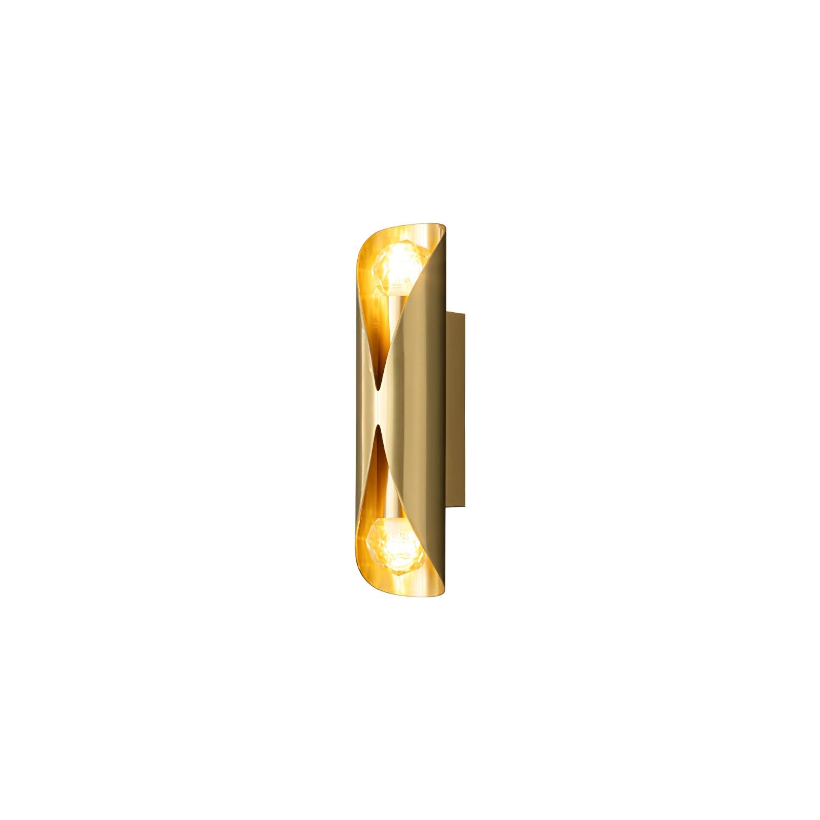 Veyric Diamonds Brass Wall Lamp