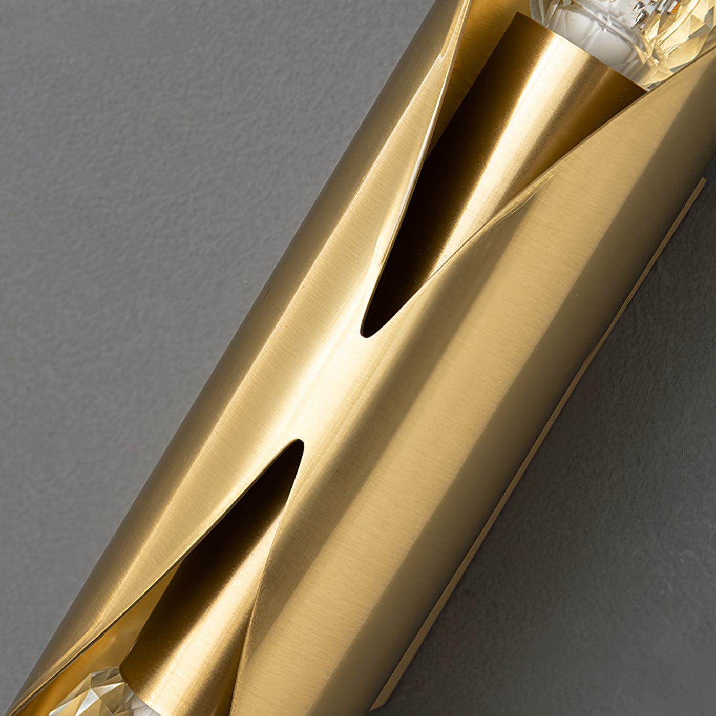 Veyric Diamonds Brass Wall Lamp