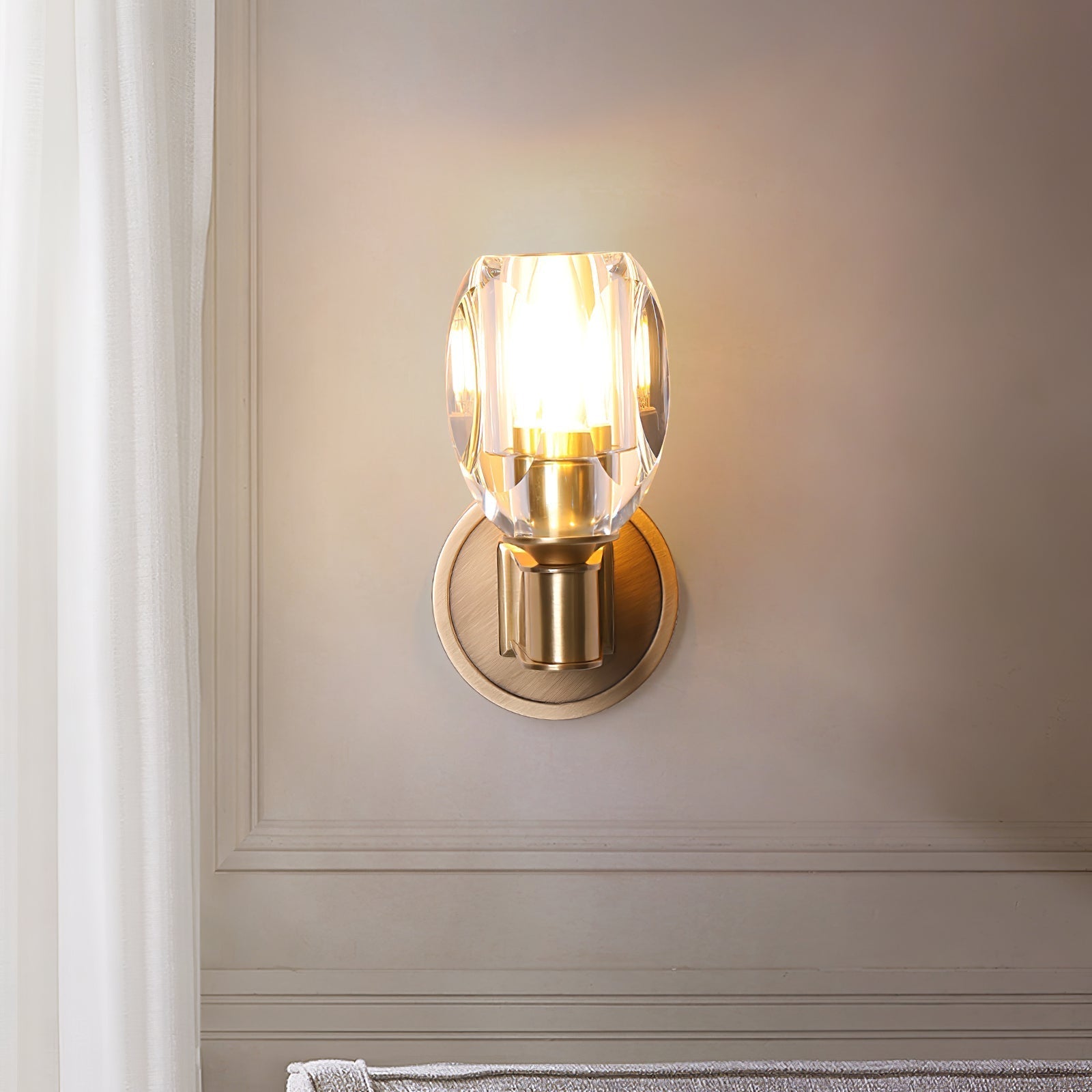 Tostor Wall lamp Premium Nordic Art Diamond Crystal Sconce