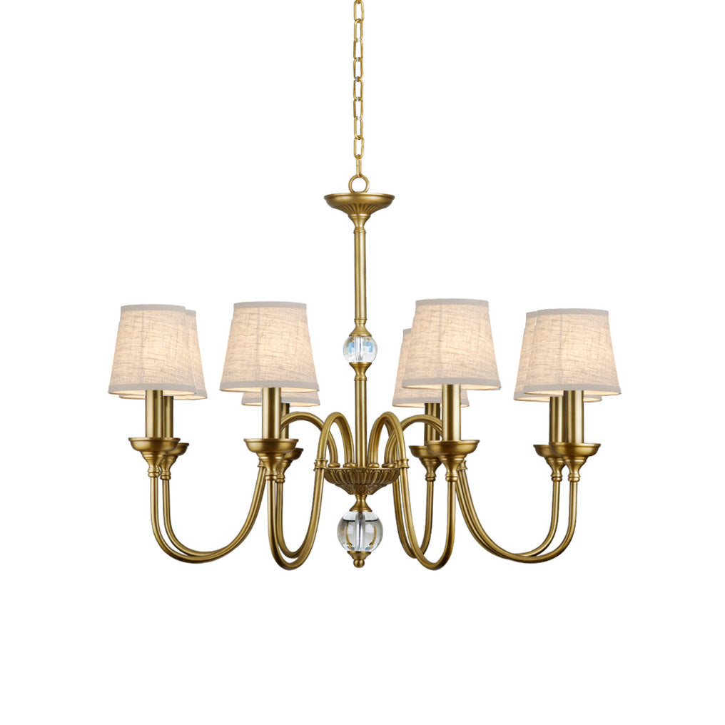 Blur Fabric Chandelier