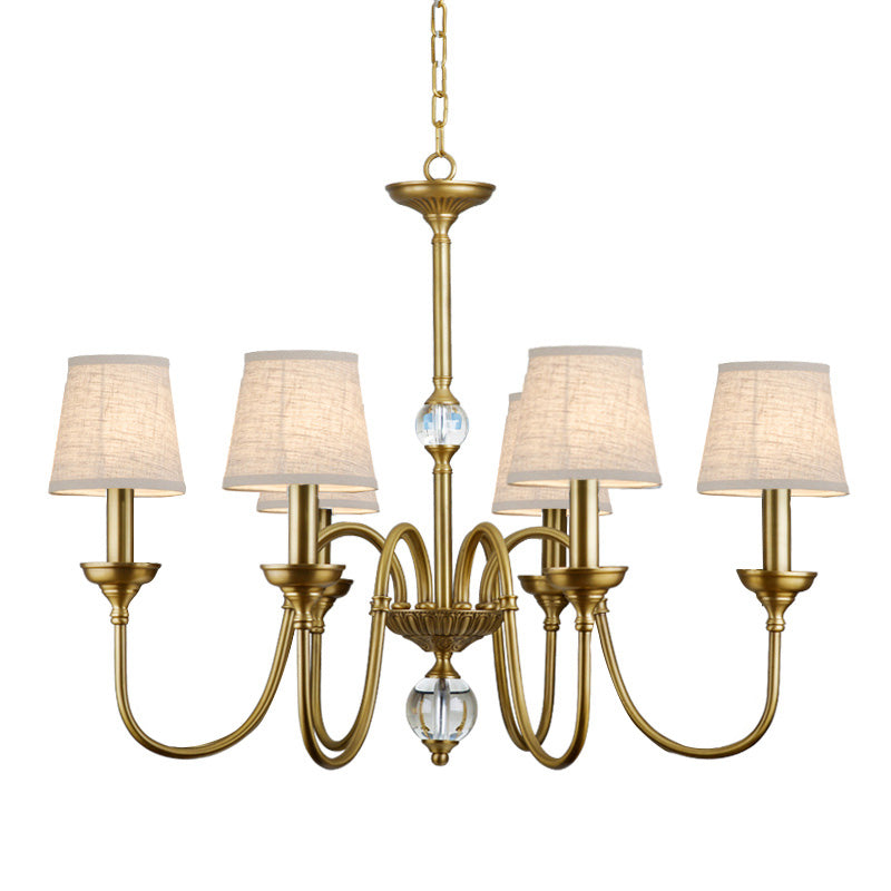 Blur Fabric Chandelier