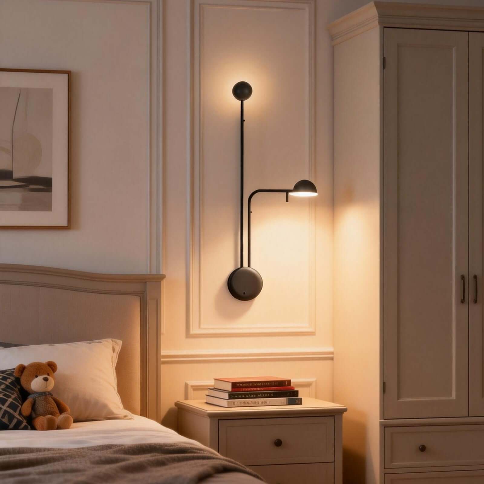 Disc Base Dome Wall Sconce