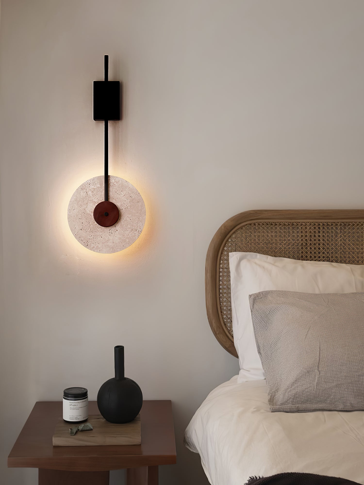 Elysia Travertine Wall Light