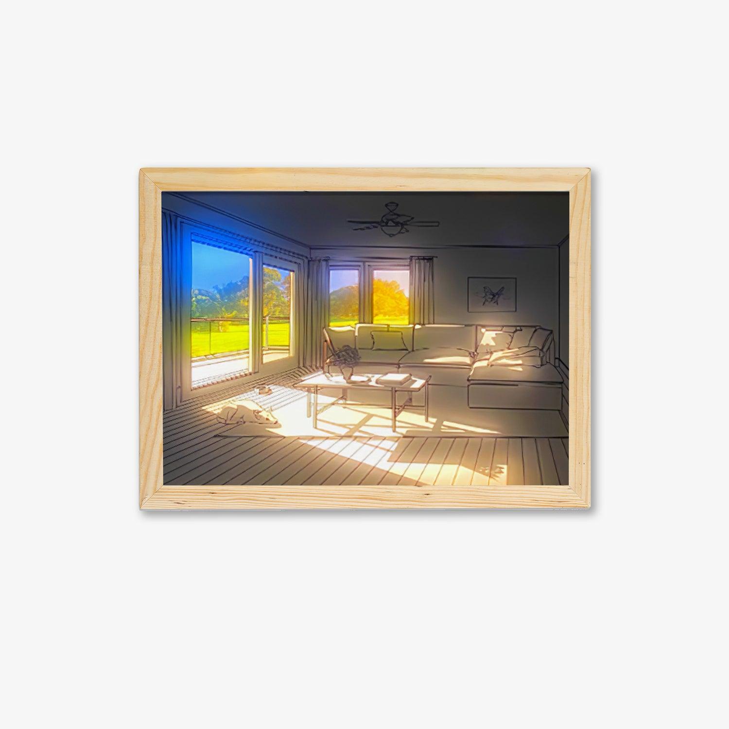 Sunbathing Mural Art Lamp