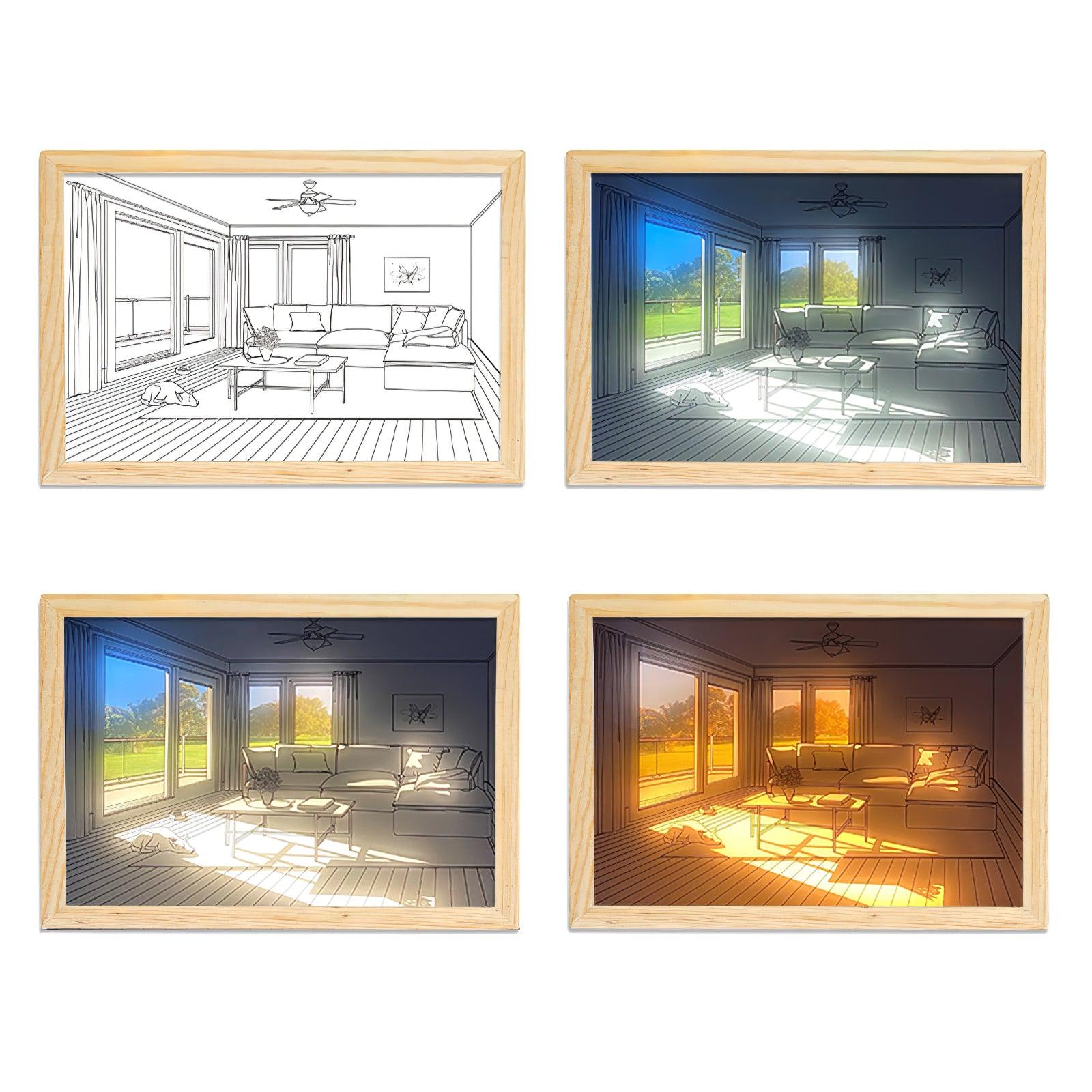 Sunbathing Mural Art Lamp