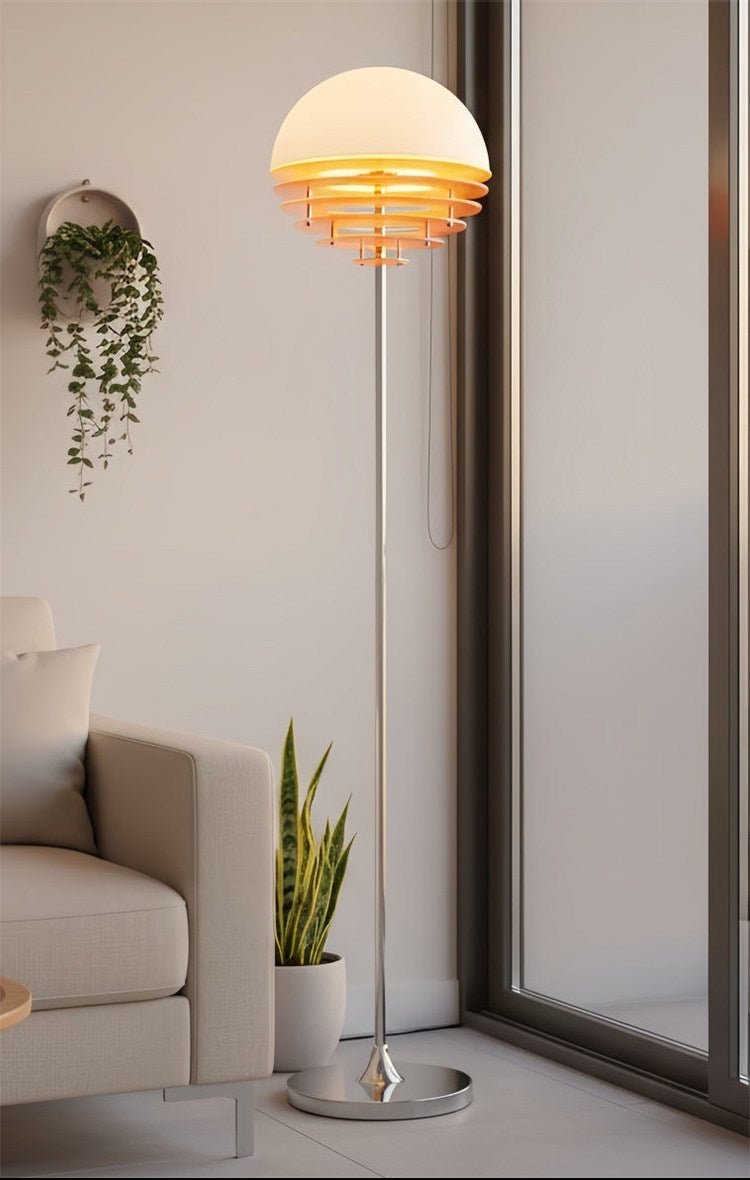 Calirena Dome Louver Floor Lamp