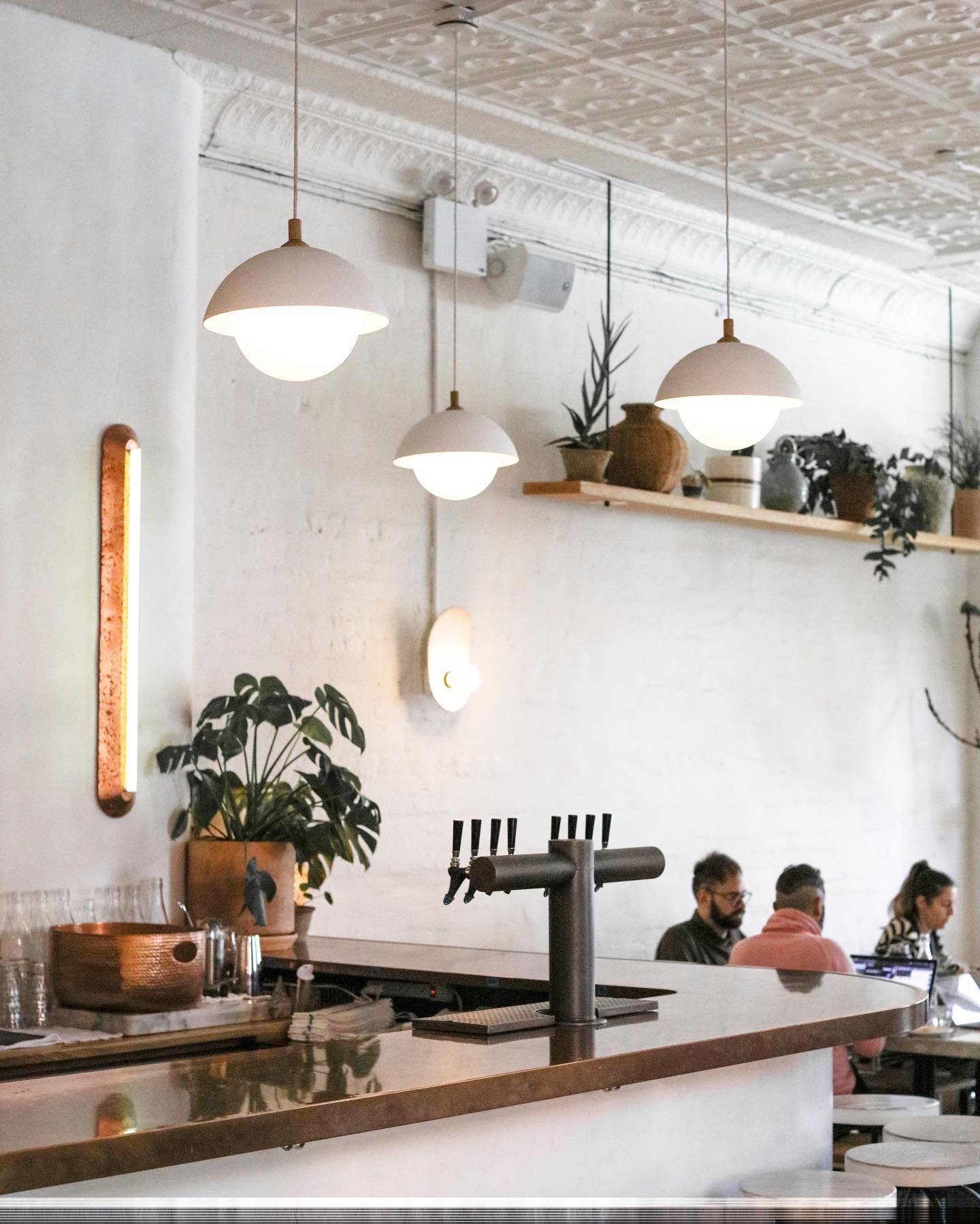 Pith Modern Minimalist Dome Perforated Wooden Pendant Lamp