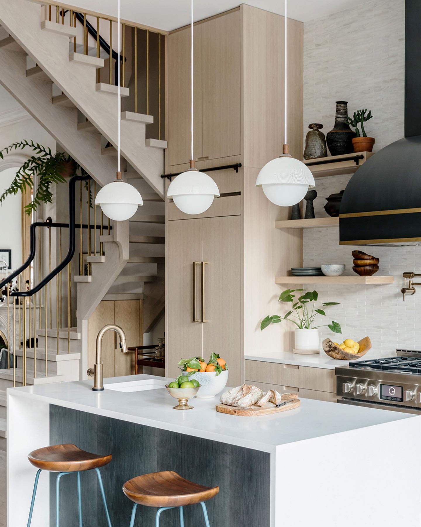 Pith Modern Minimalist Dome Perforated Wooden Pendant Lamp