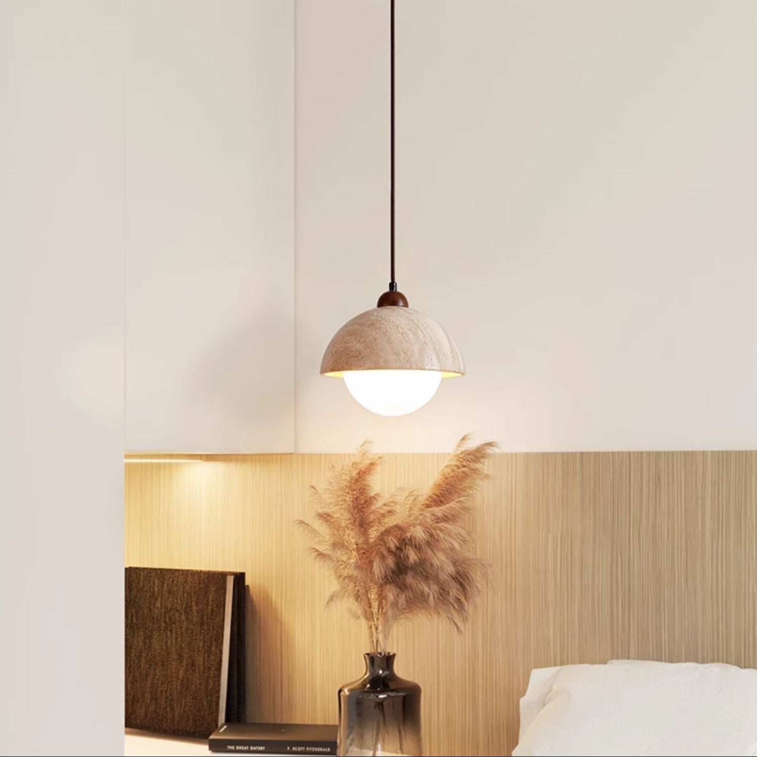 Nolven Travertine Pendant Lamp