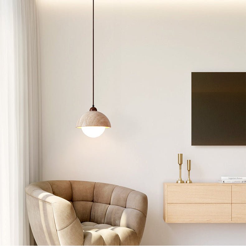 Nolven Travertine Pendant Lamp