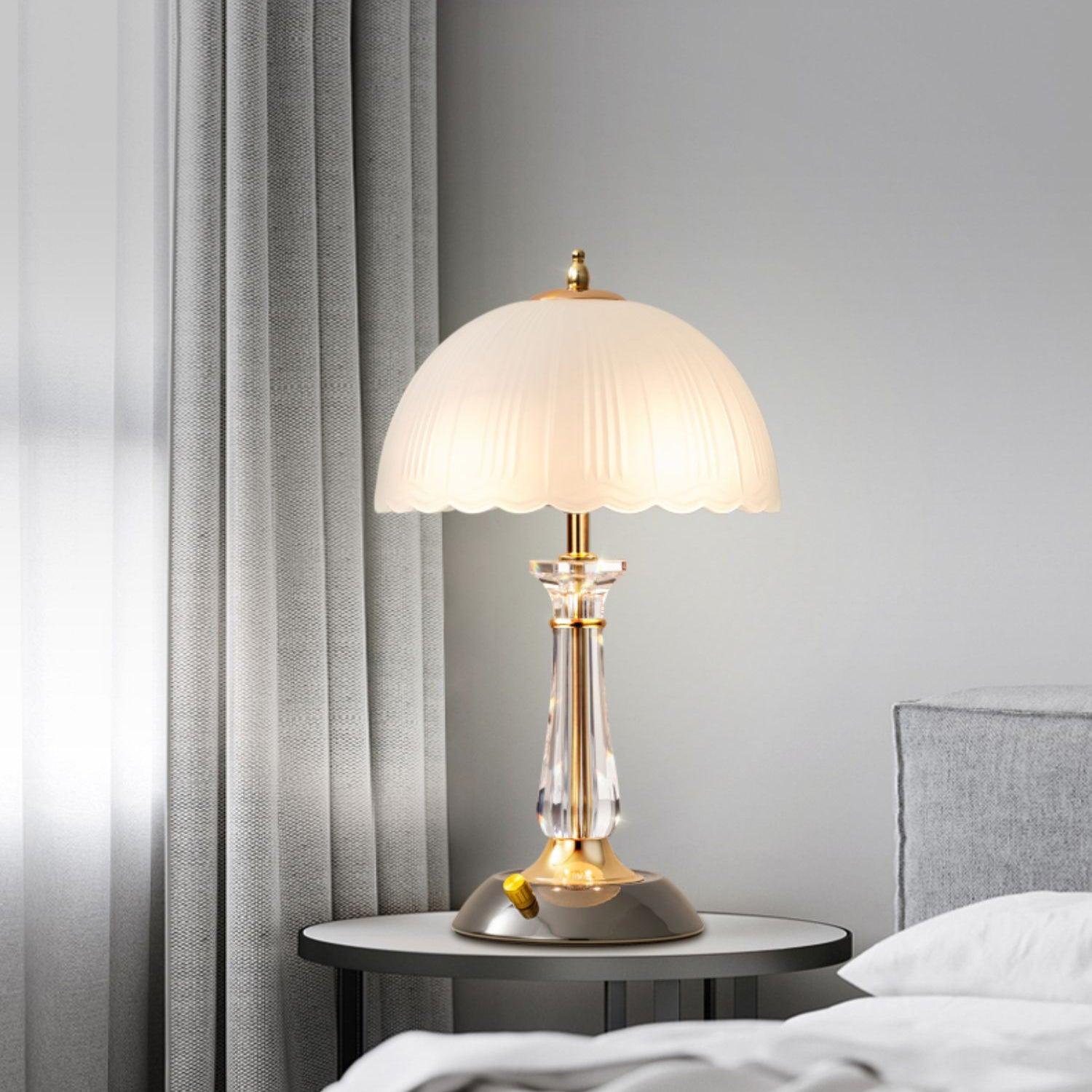 Belle Domed Glass Table Light