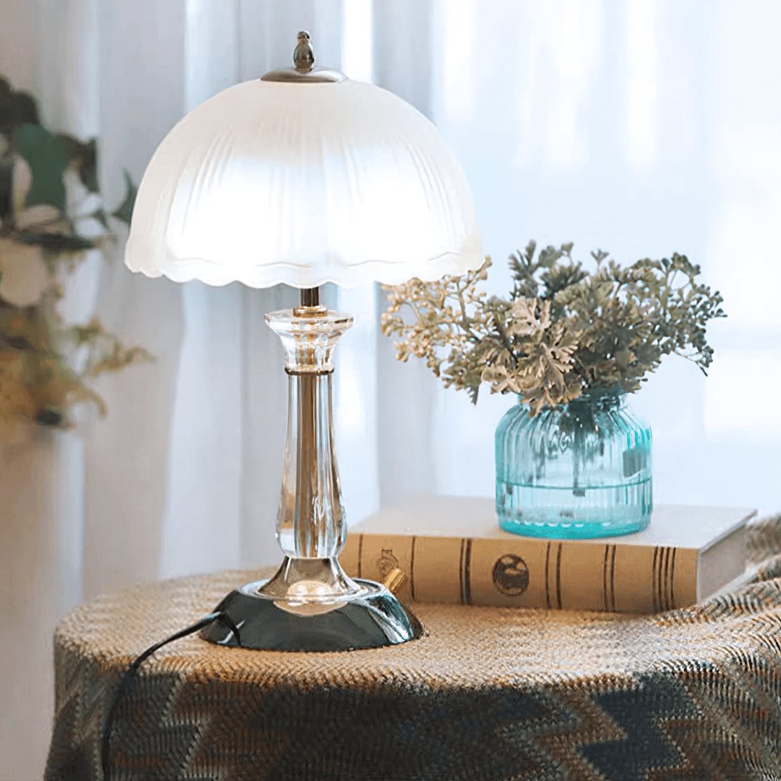Belle Domed Glass Table Light