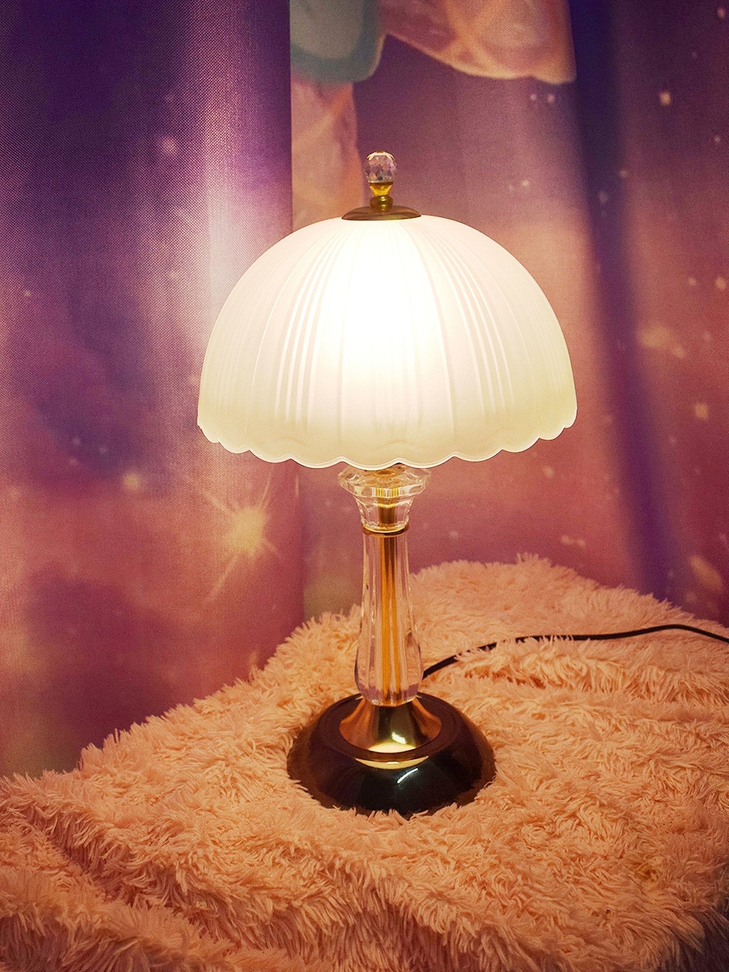Belle Domed Glass Table Light