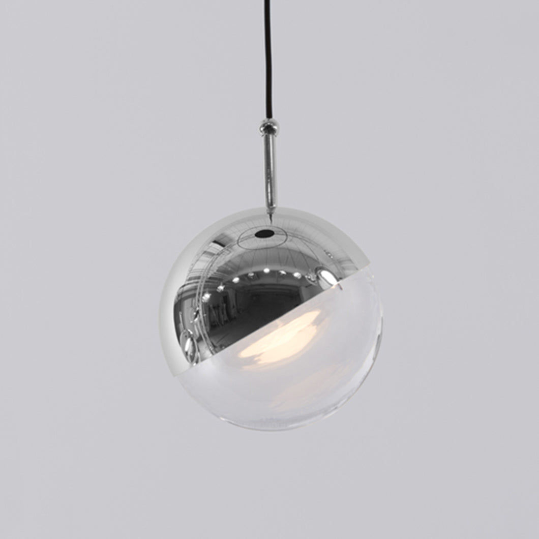 Zaneth Pendant Lamp Steel Glass Multi Drop Minimalist Staircase