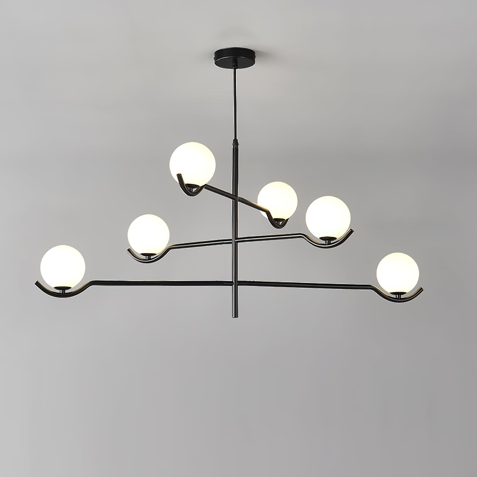 Kominex Pendant Lamp Frame Black Glass