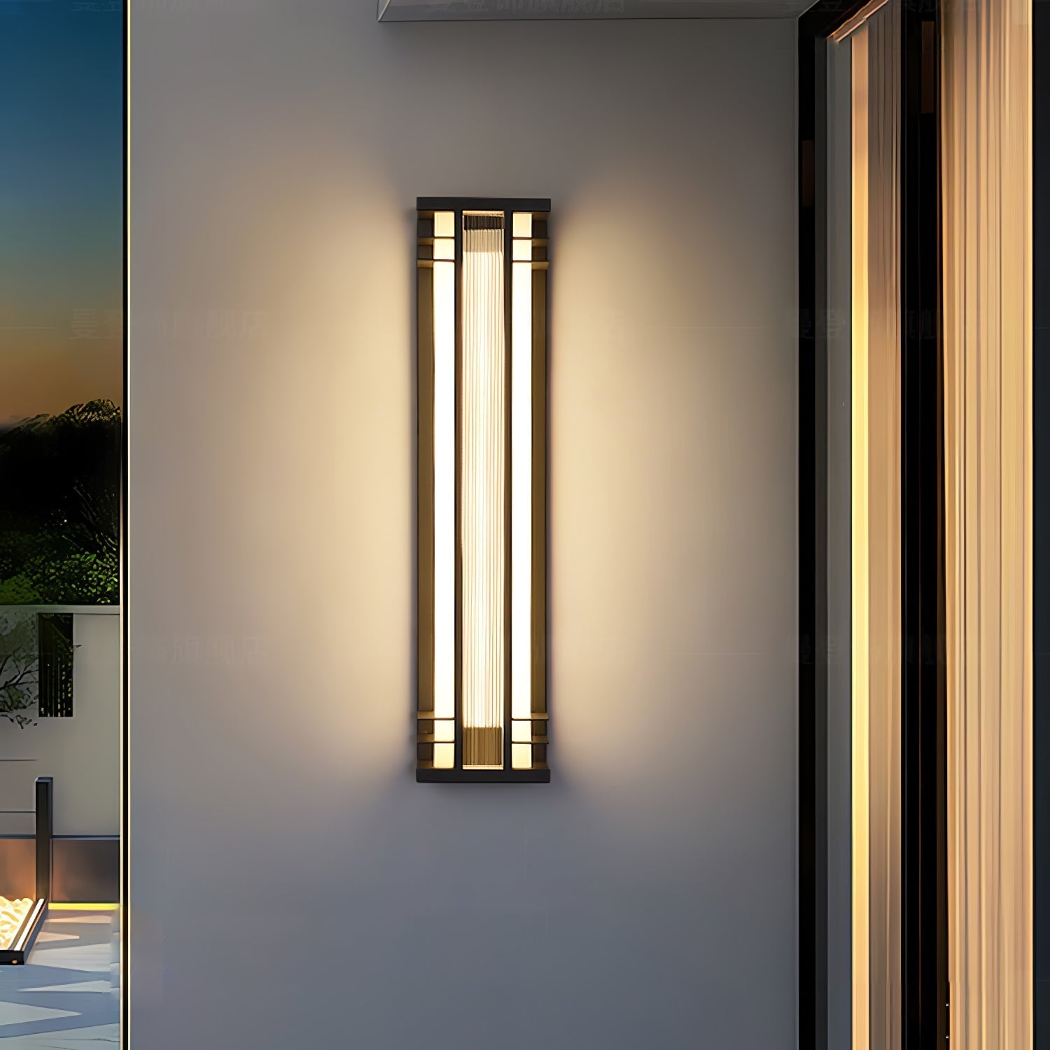 Colire Unique Double Axis Outdoor Wall Lamp