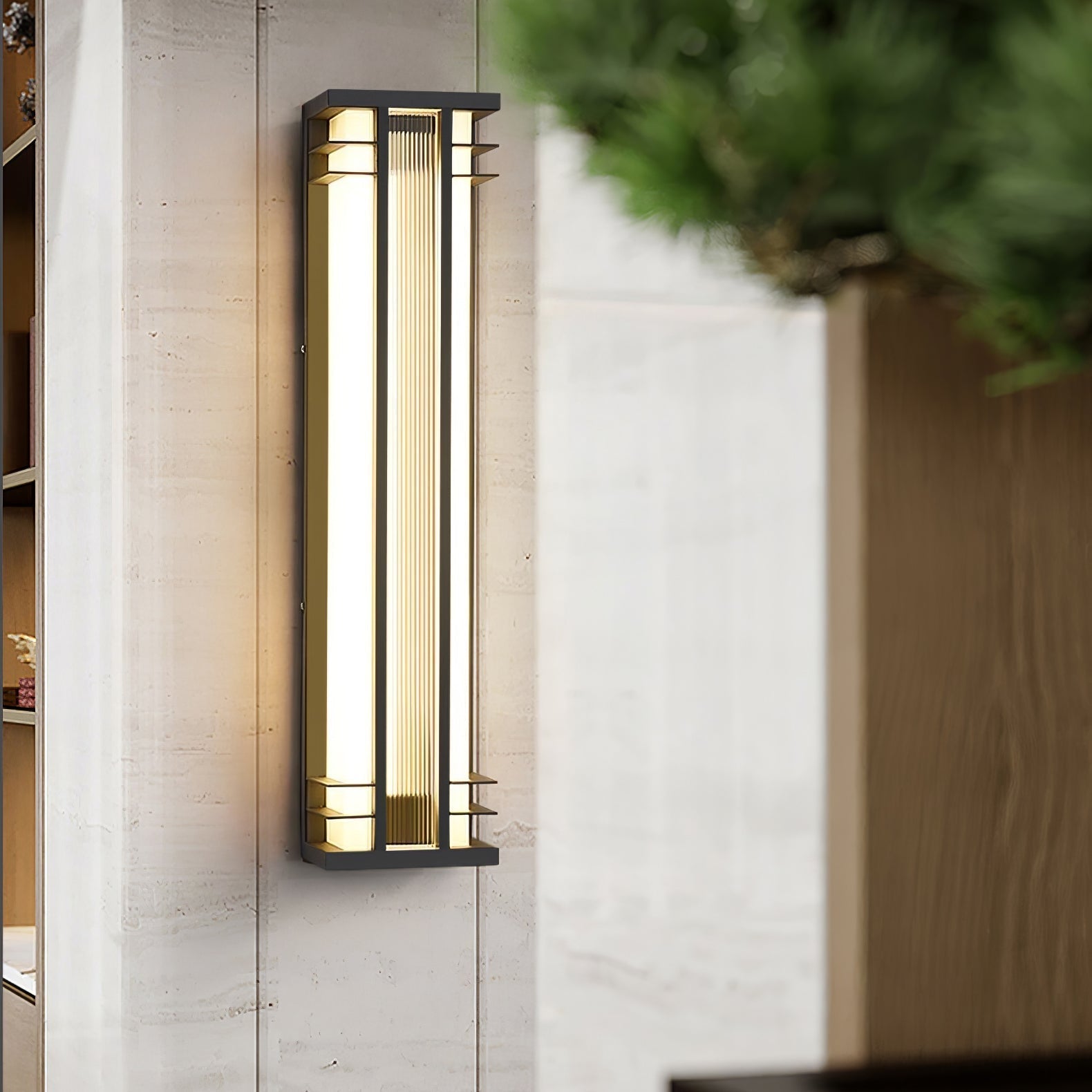 Colire Unique Double Axis Outdoor Wall Lamp