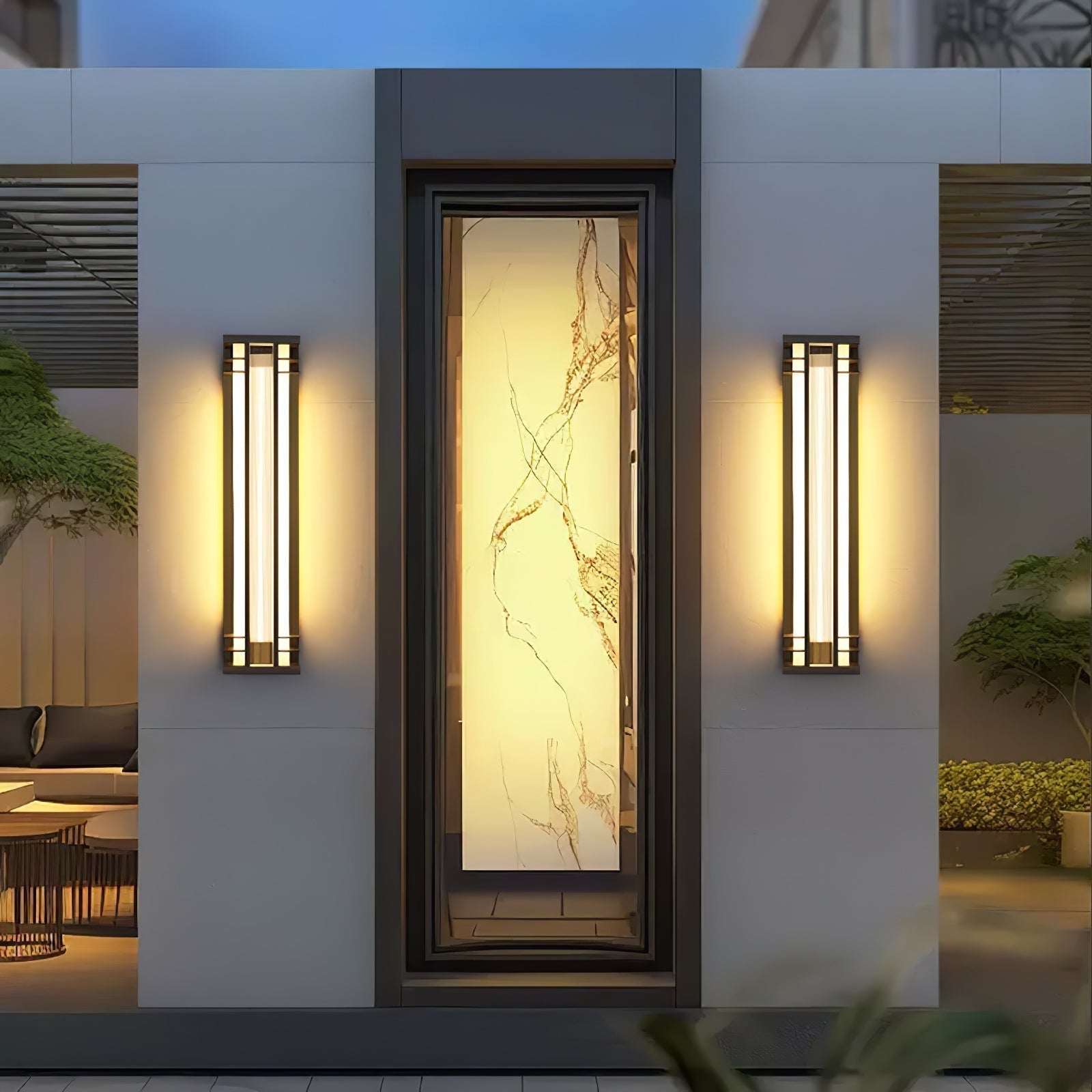 Colire Unique Double Axis Outdoor Wall Lamp