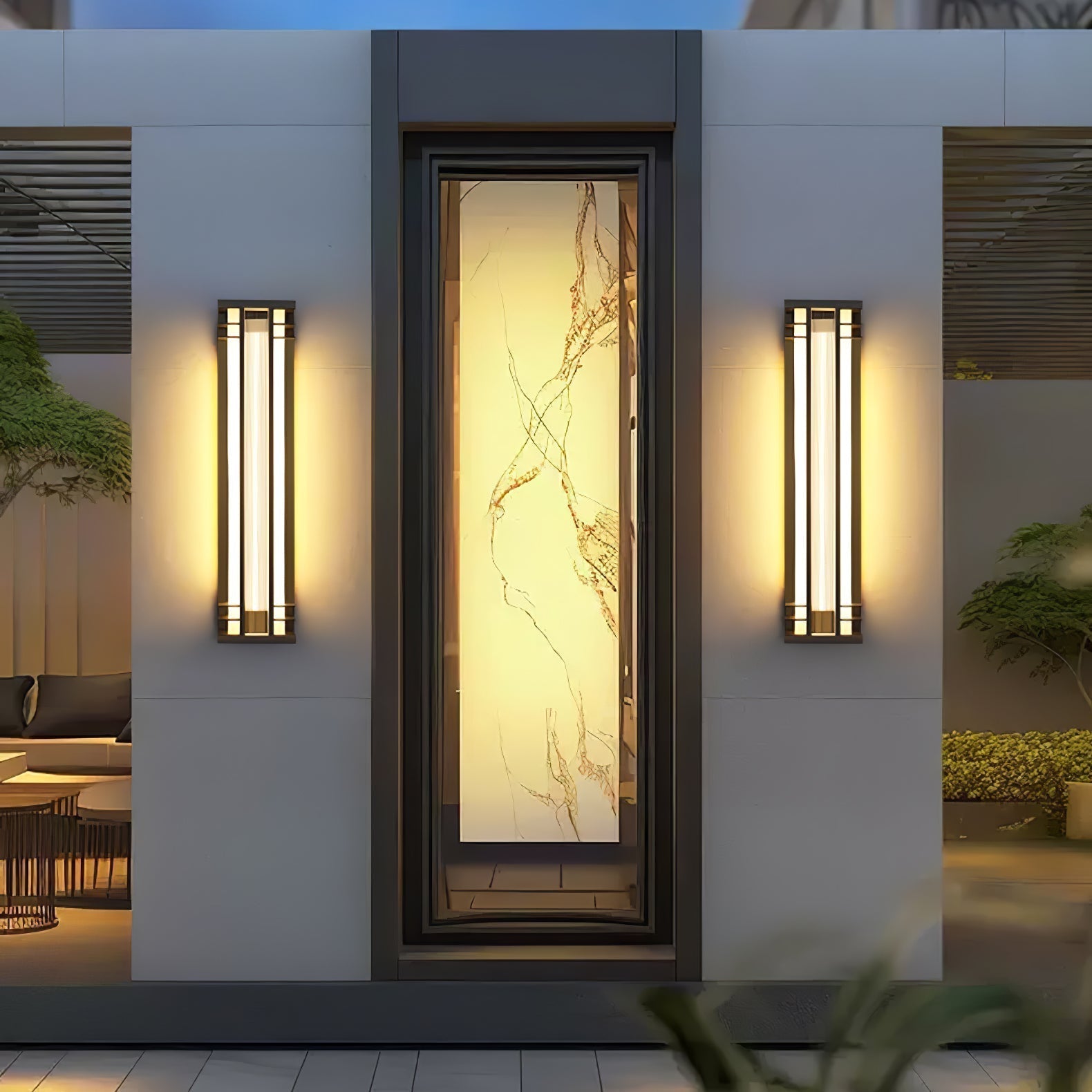 Colire Unique Double Axis Outdoor Wall Lamp