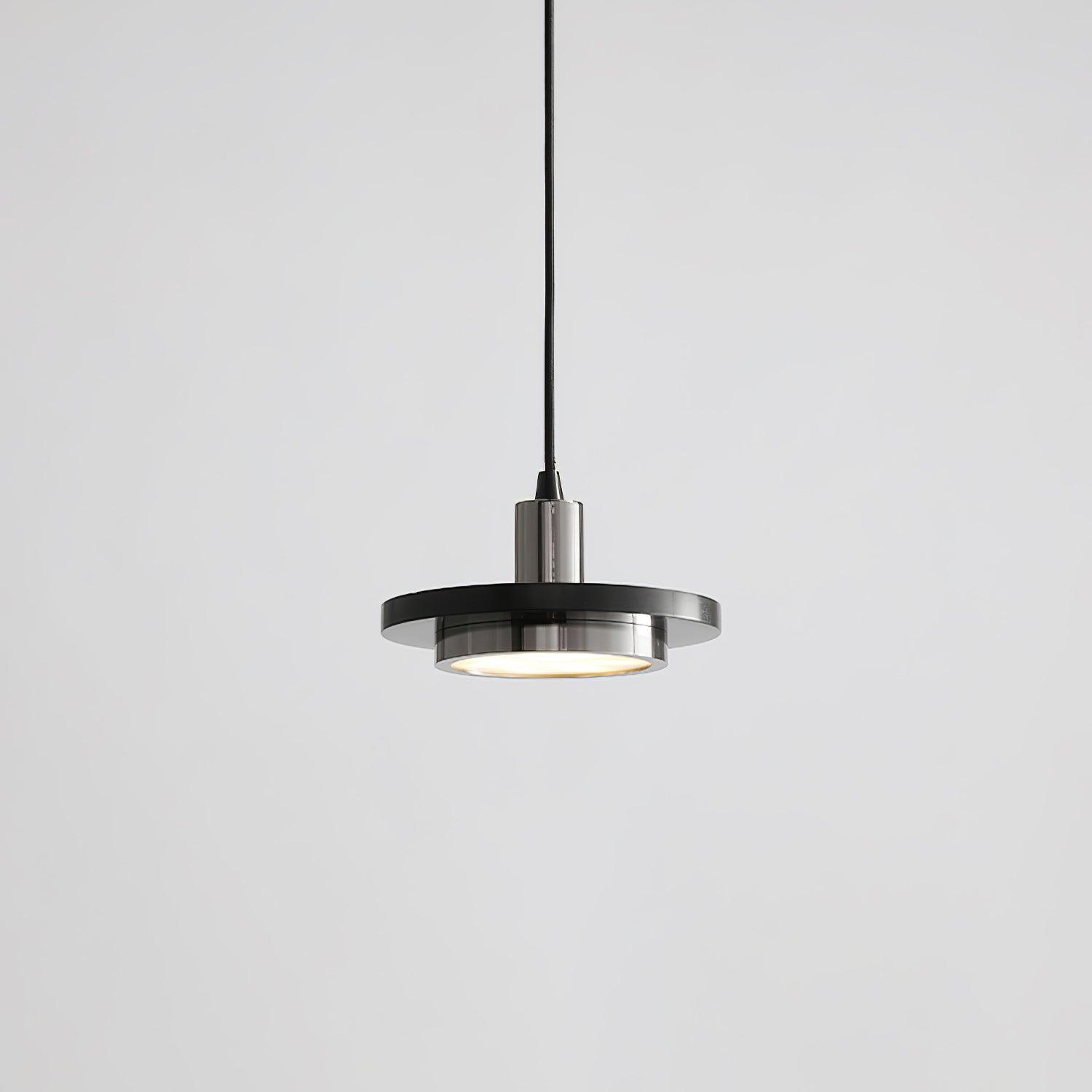 Bram Pendant Lamp Marble Double Circle Modern