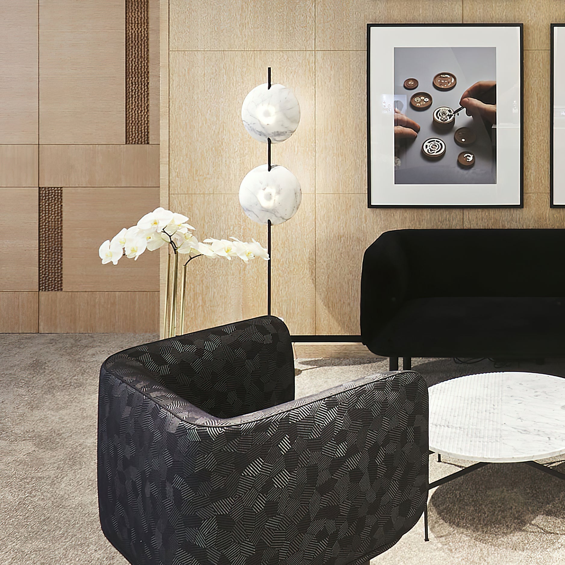 Calaraya Moon Floor Lamp