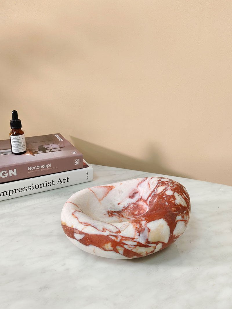 Peterelle Drift Bowl Marble Tray