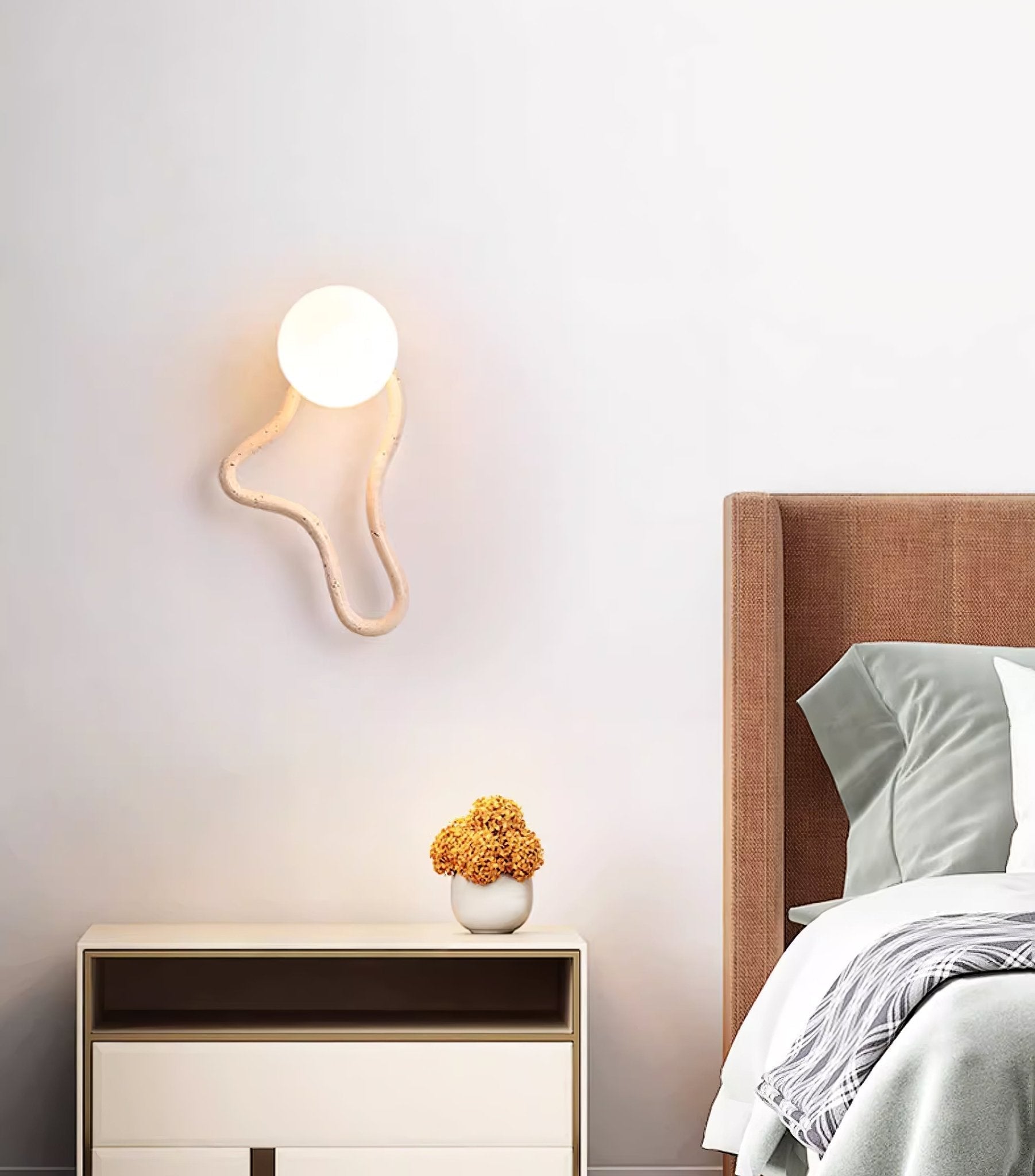 Meldox Travertine Wall Sconce