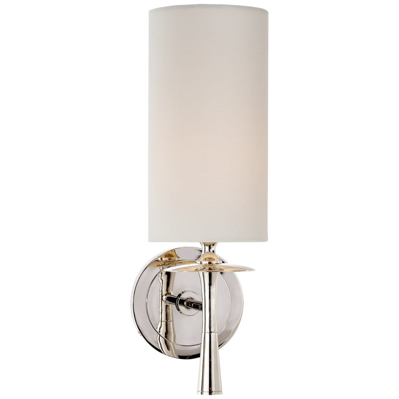 Knight Modern Minimalist Fabric Glass Wall Lamp