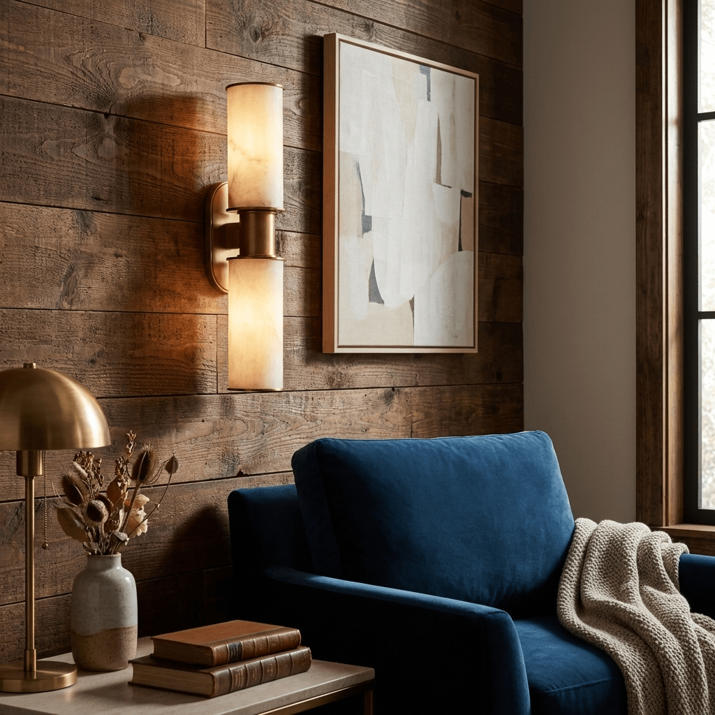 Velmora Alabaster Wall Sconce
