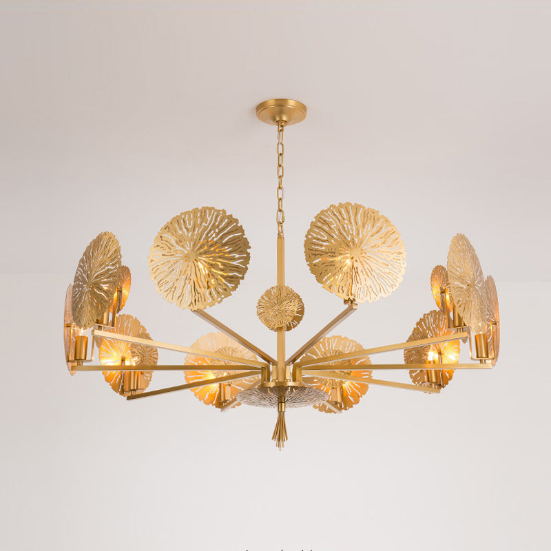 Dandelion Brass Chandelier