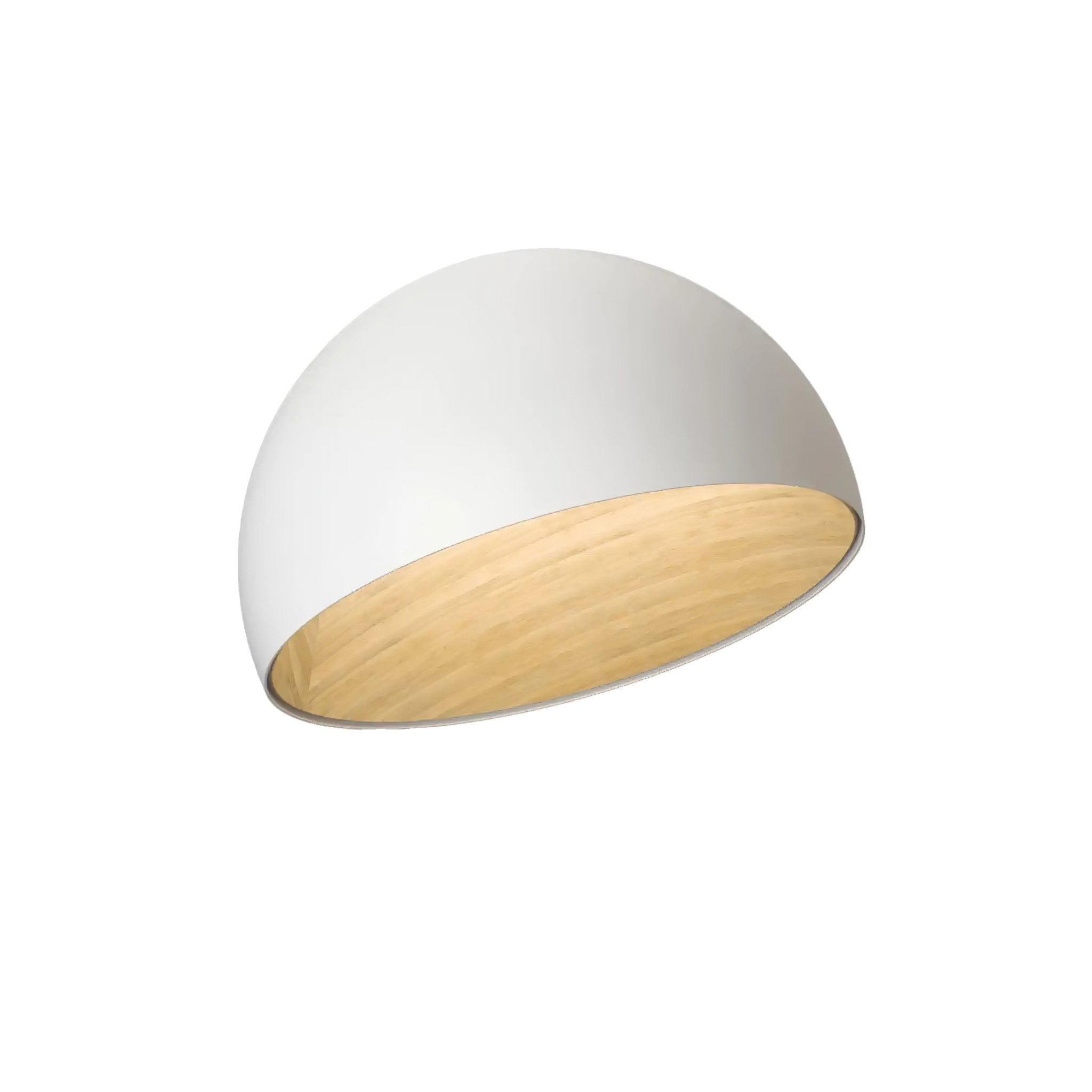 Coda Ceiling Lamp Dome Wood Minimalist