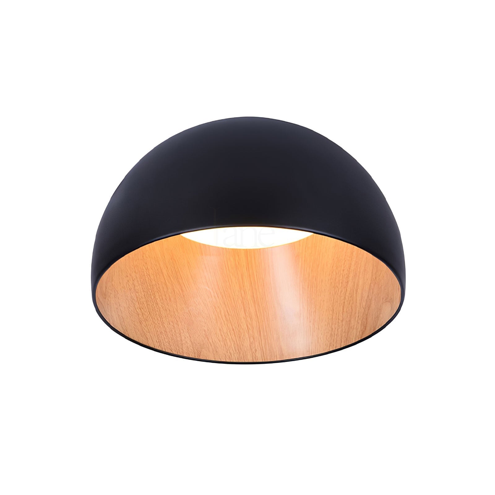 Coda Ceiling Lamp Dome Wood Minimalist