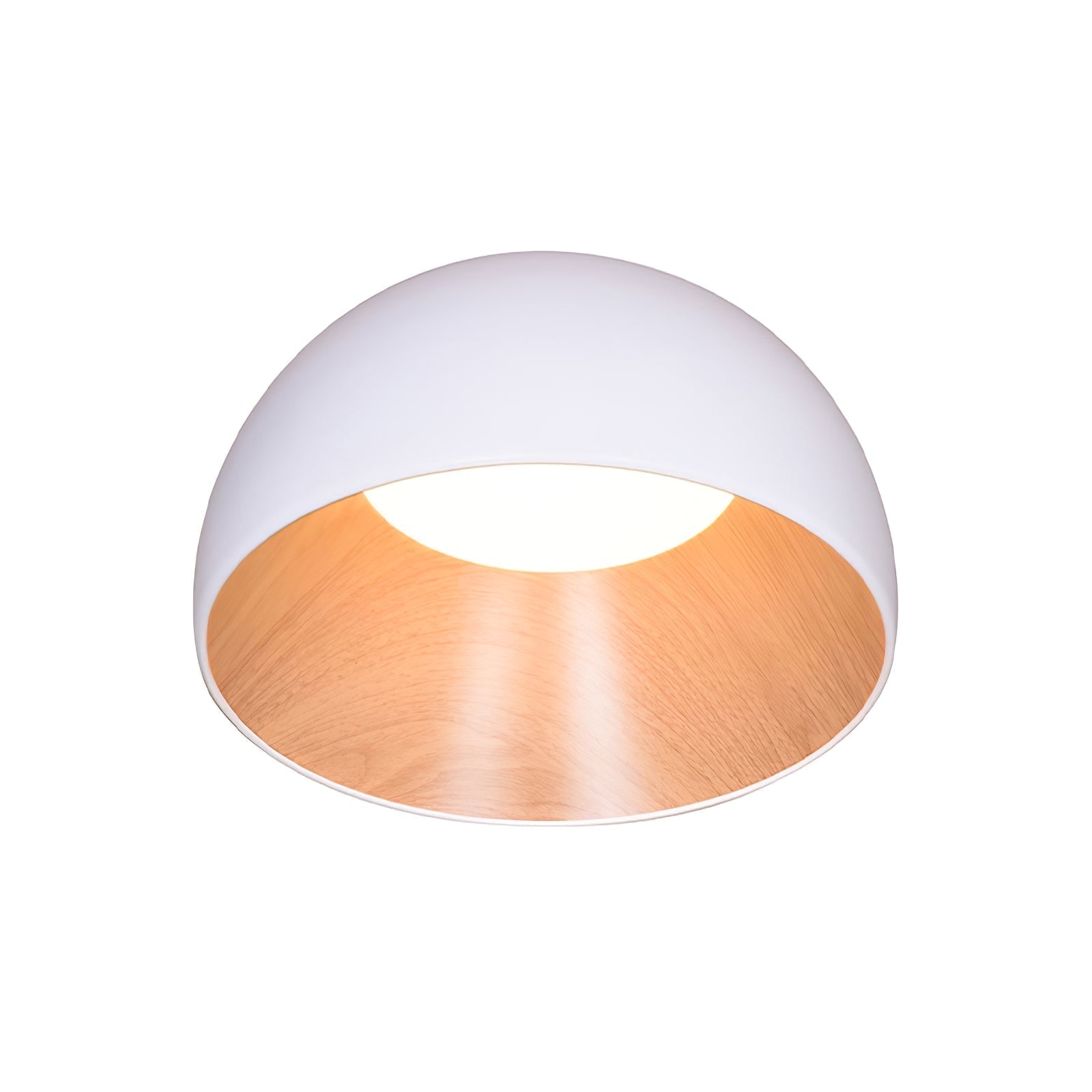 Coda Ceiling Lamp Dome Wood Minimalist