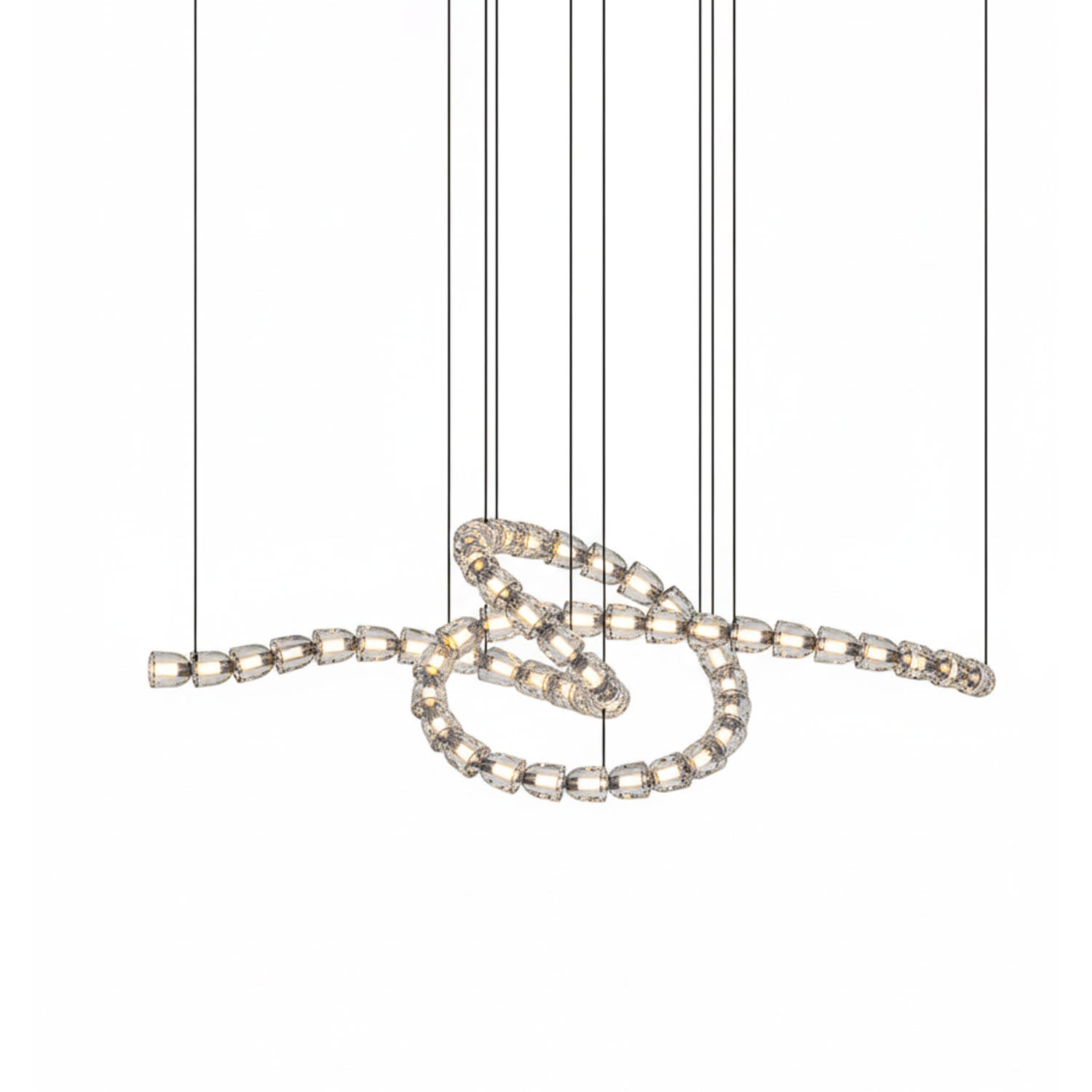 Nexus Gold Crystal Chandelier