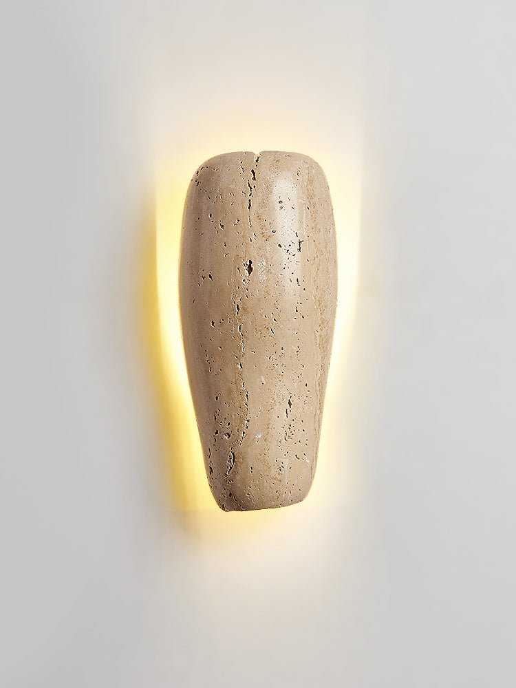 Haldenra Earthy Stone Wall Sconce