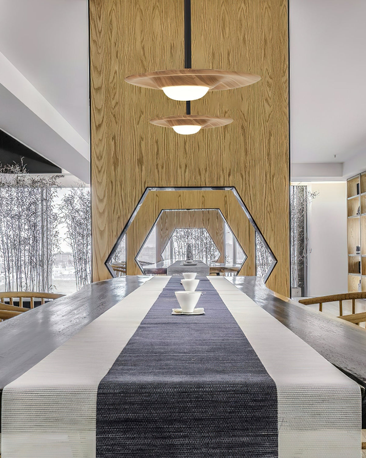 Cesilis Wood Pendant Light