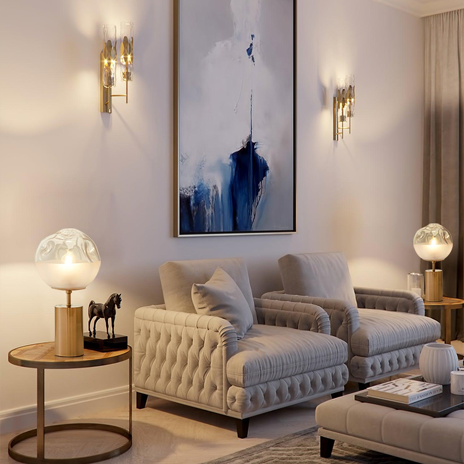 Aurea Classic Glass Table Lamp