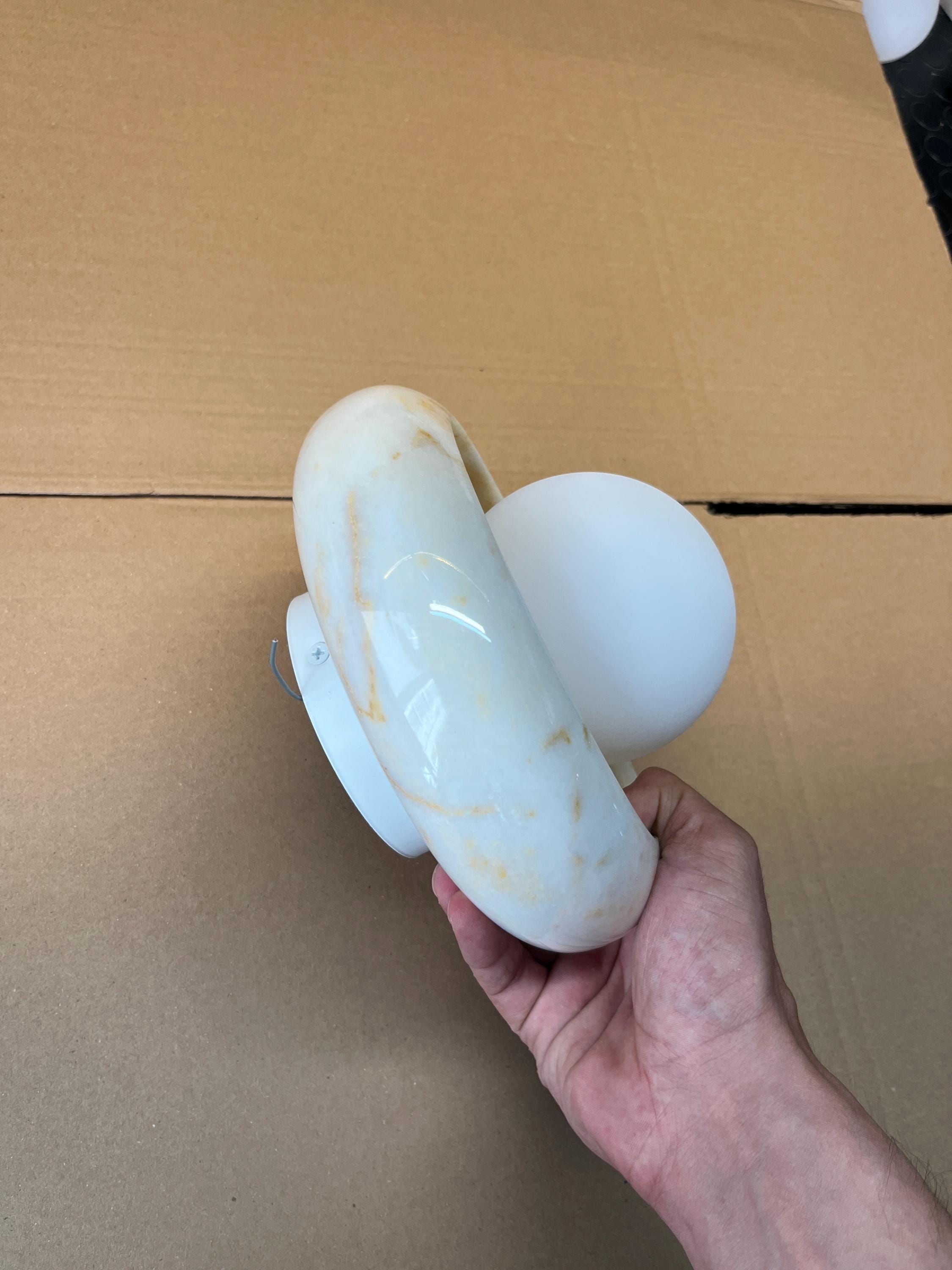 Eclipse Marble Wall Sconce