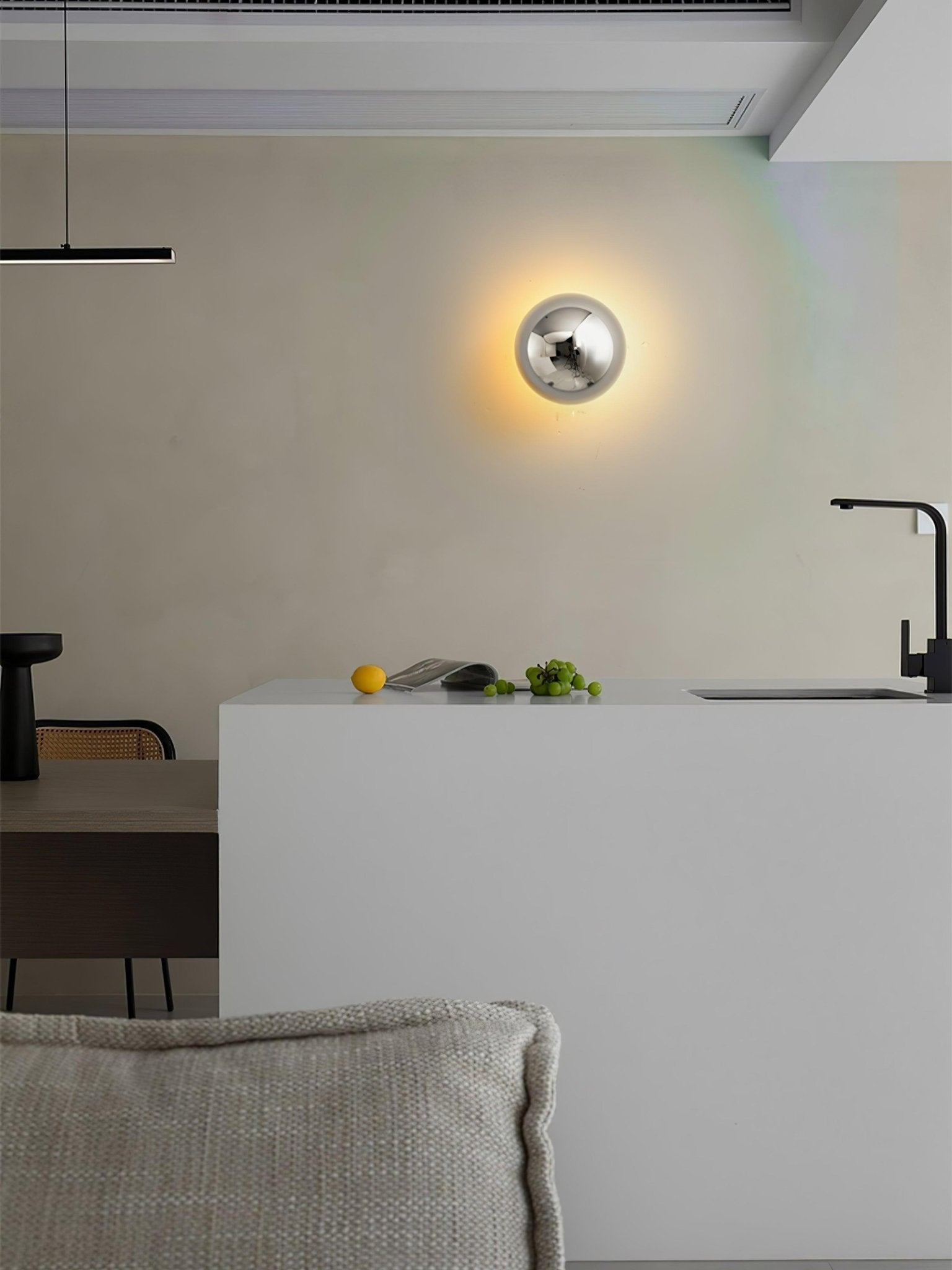 Virixy Modern Minimalist Sphere Sconce Wall Lamp