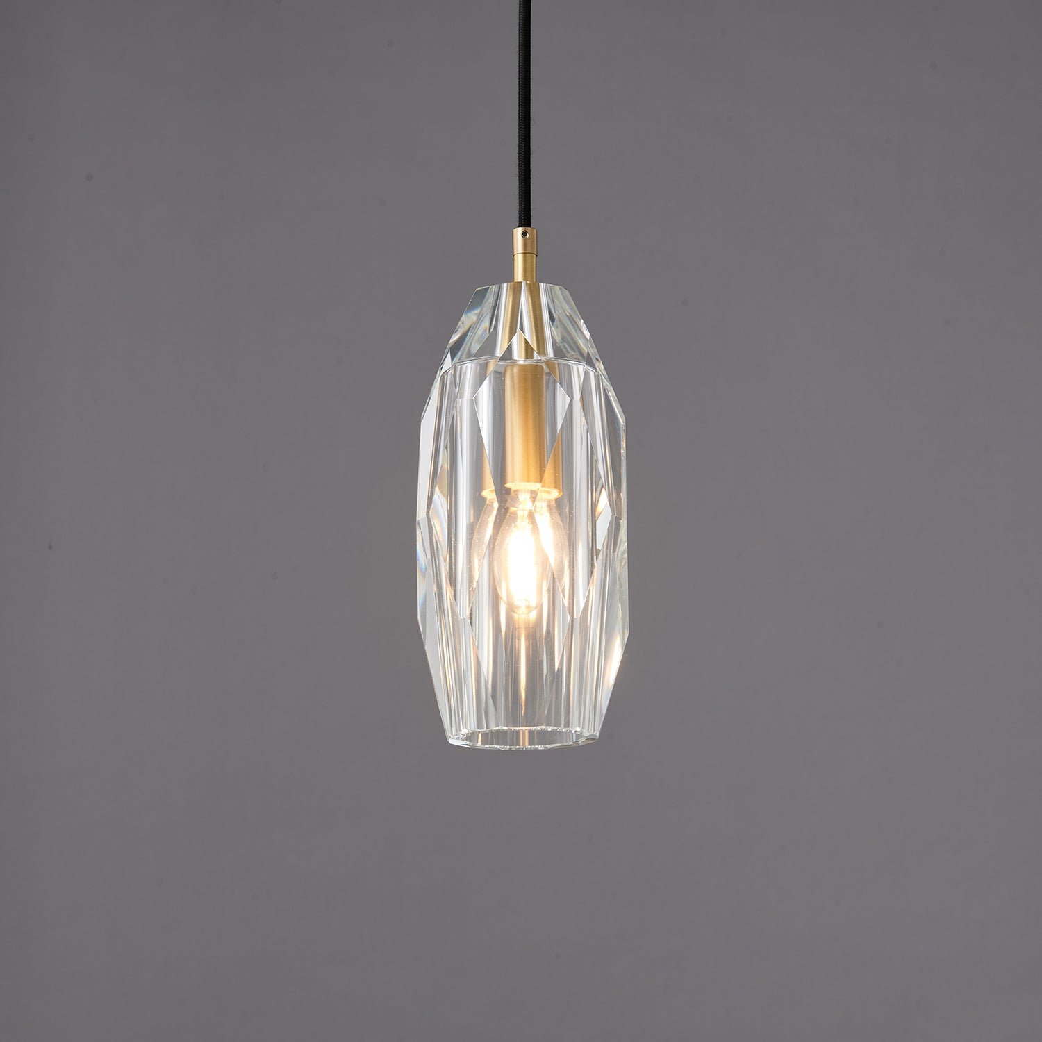 Luxinira Pendant Lamp Clear Shade Crystal