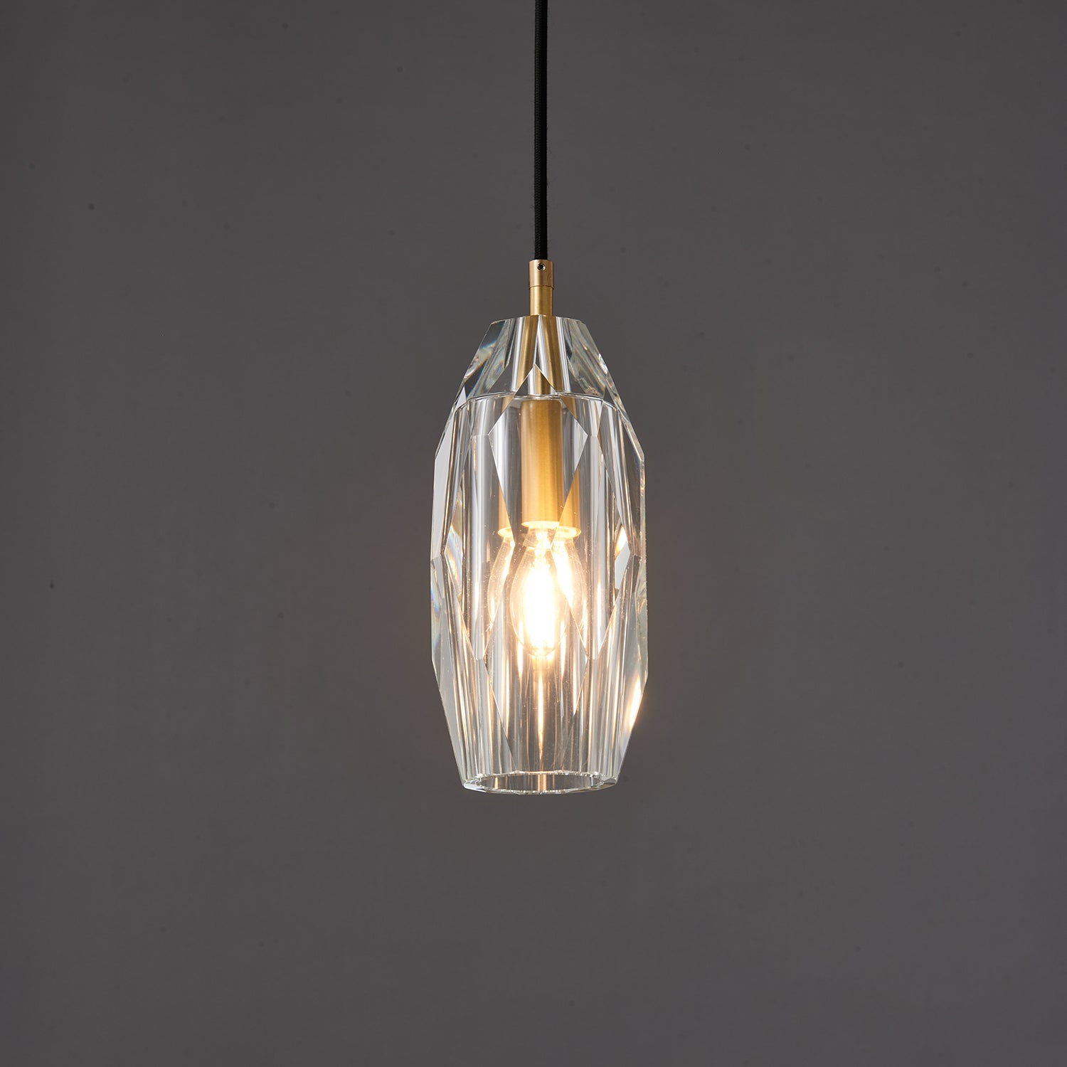 Luxinira Pendant Lamp Clear Shade Crystal