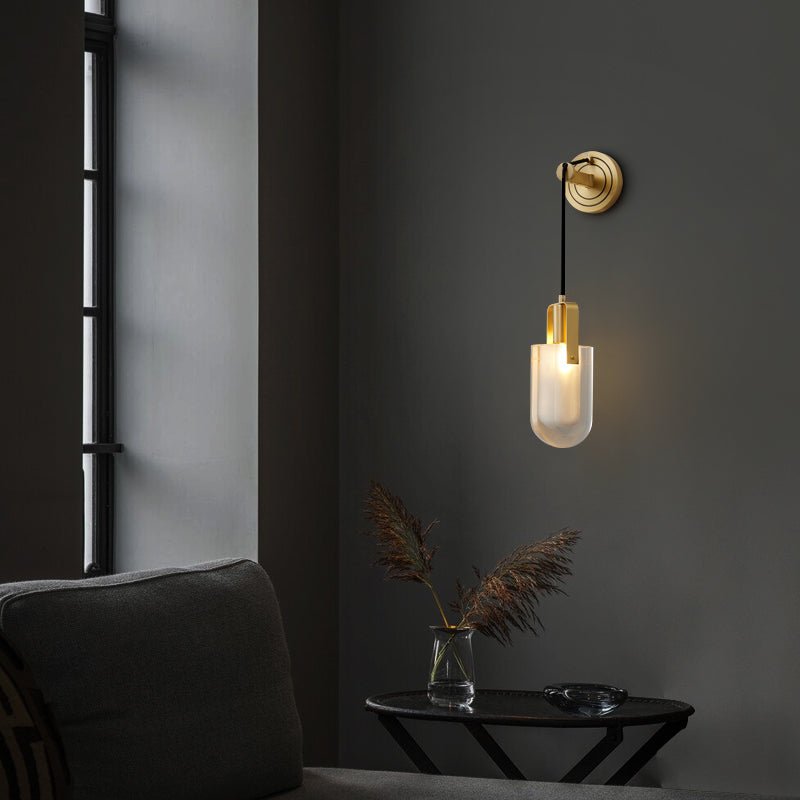 Zodorila Modern Minimalist Series Crystal Wall Lamp