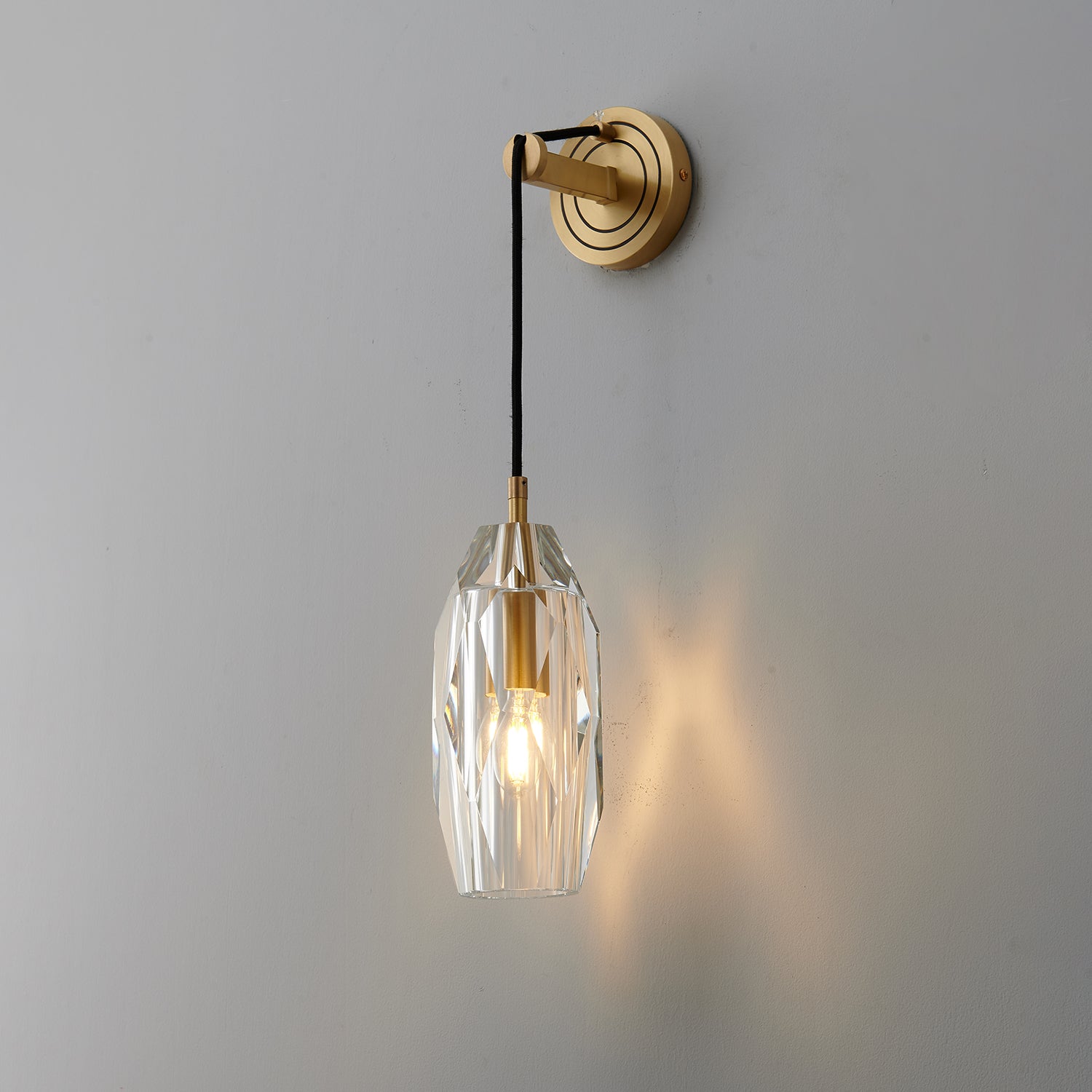 Zodorila Modern Minimalist Series Crystal Wall Lamp