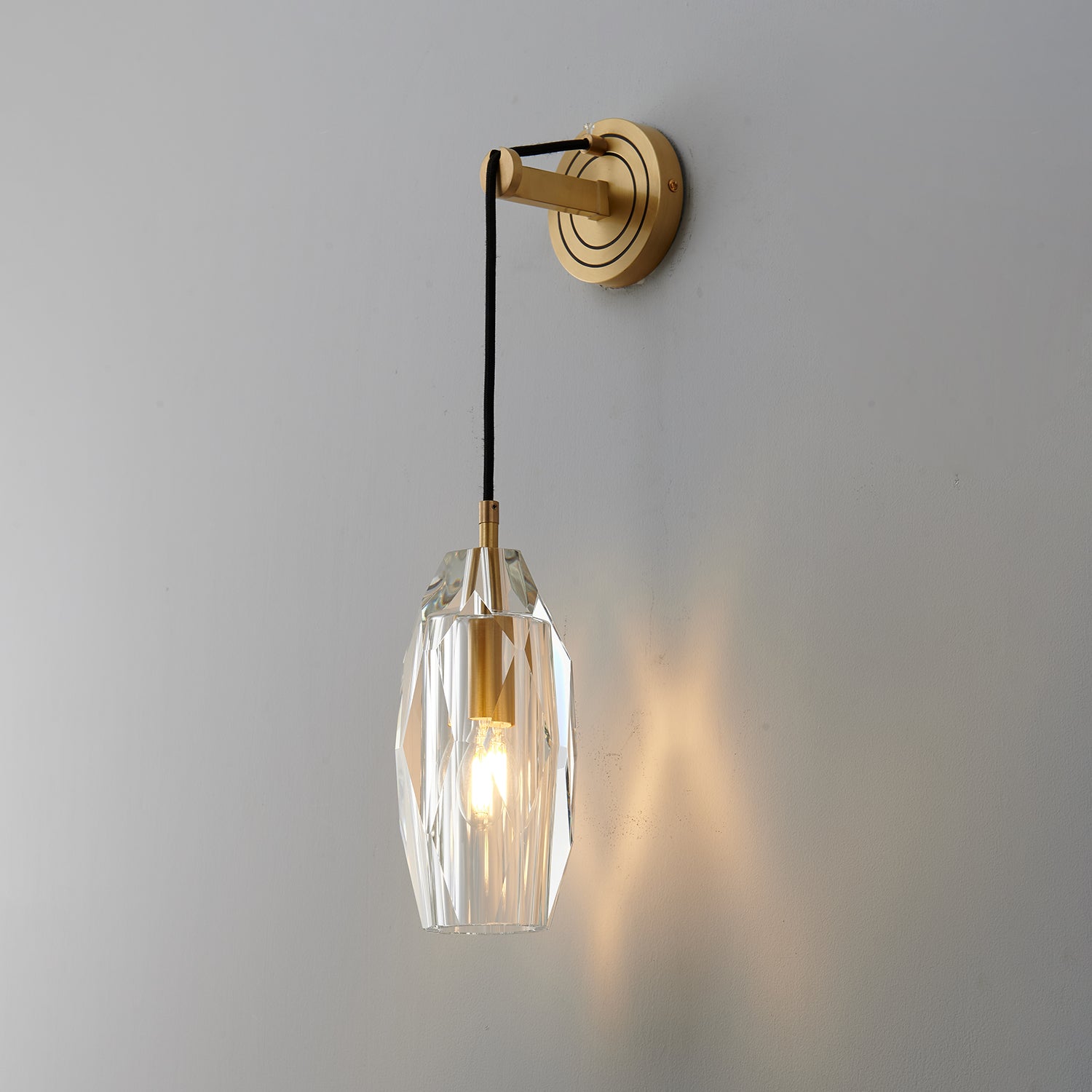 Zodorila Modern Minimalist Series Crystal Wall Lamp