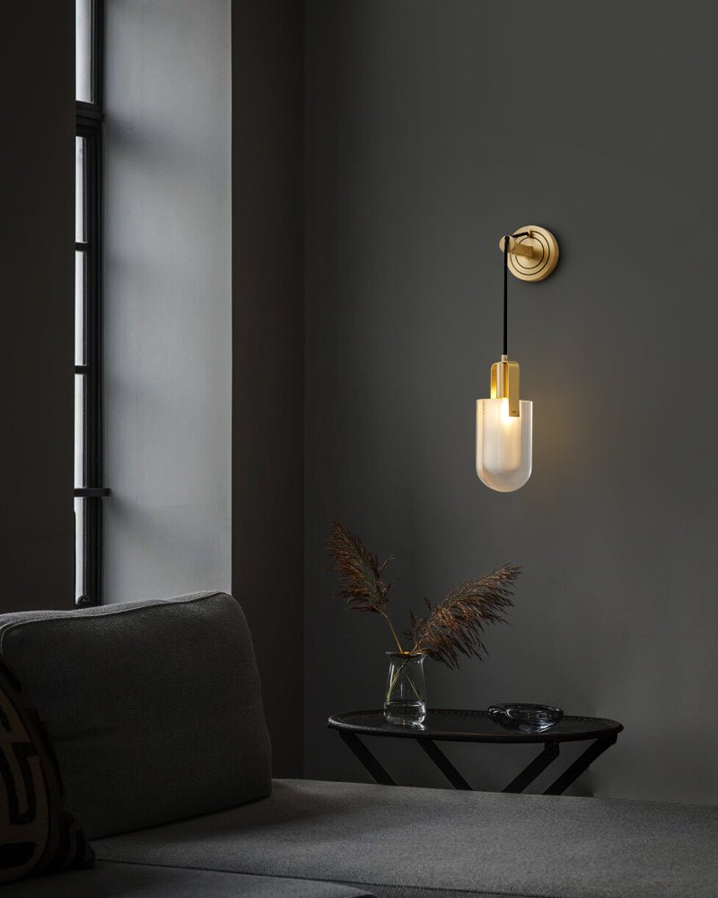 Zodorila Modern Minimalist Series Crystal Wall Lamp
