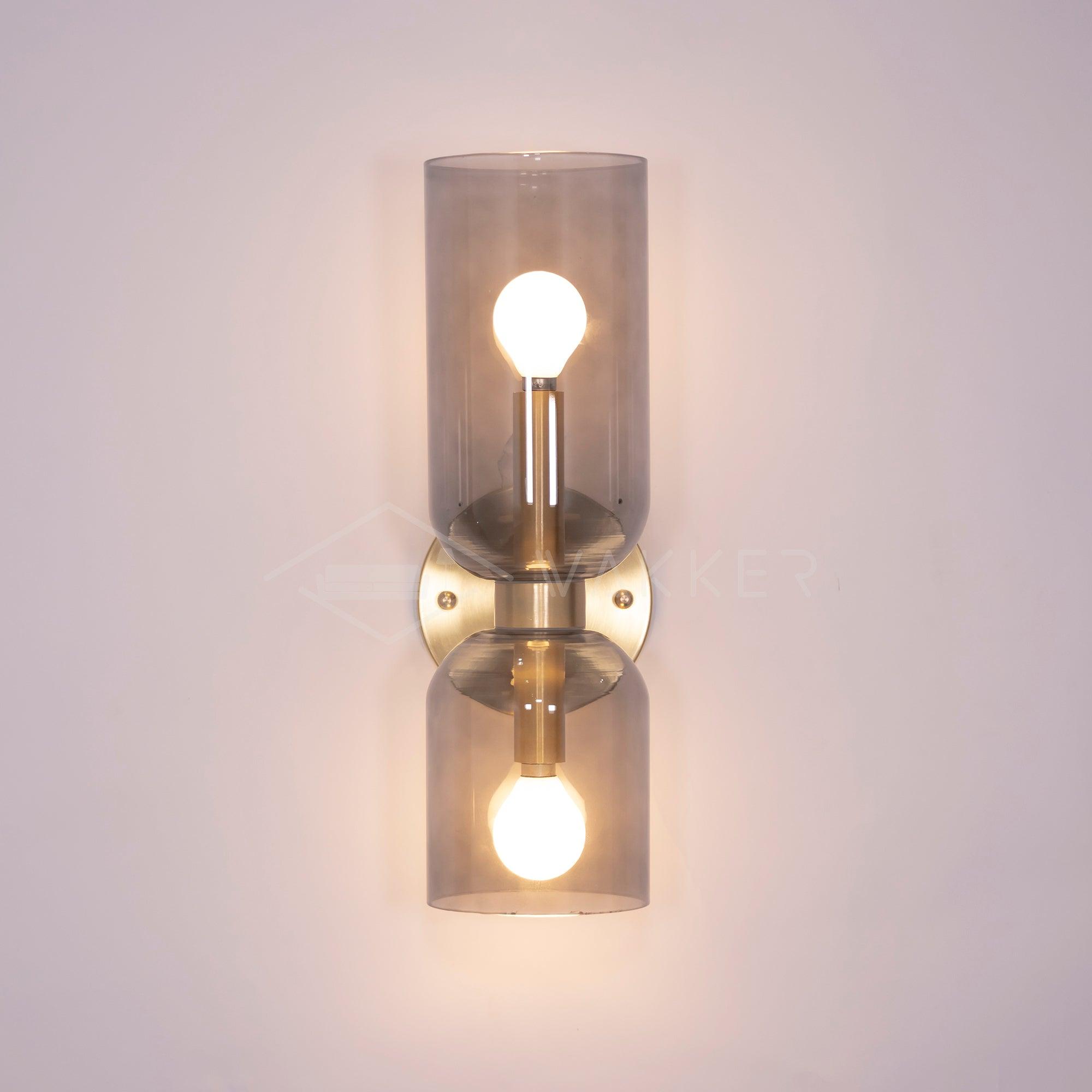 Bryn Modern Minimalist Glass Wall Lamp